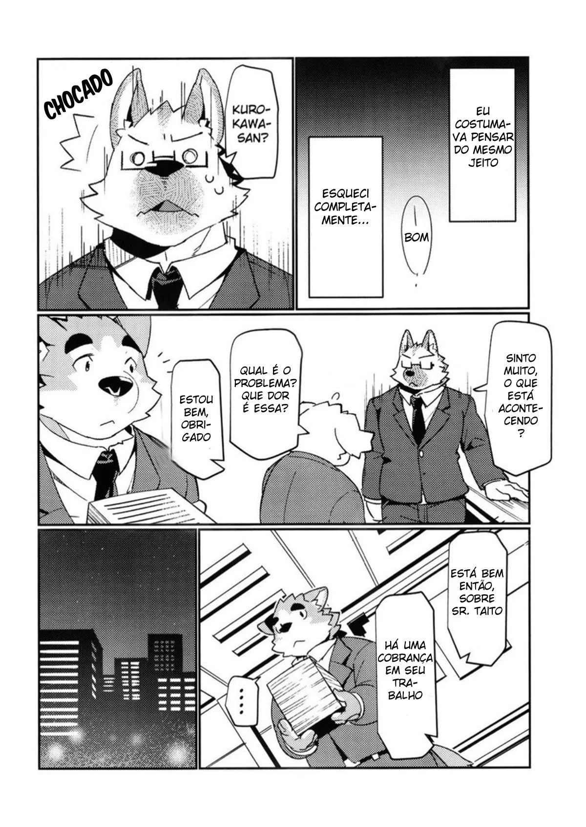 Segredos e Escândalos no Escritório: A Piranha do Doujinshi" em HQ Brasileiro