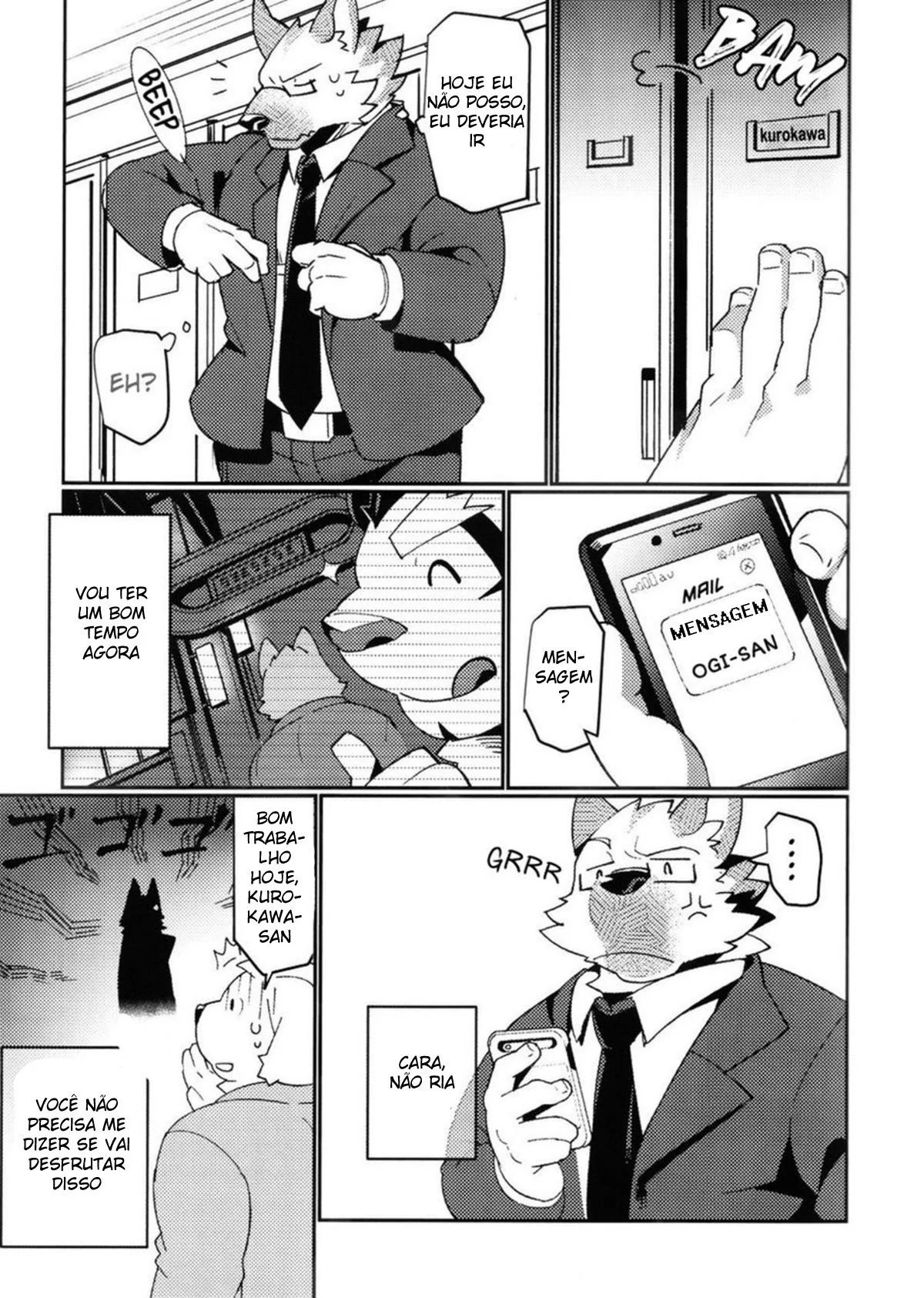 Segredos e Escândalos no Escritório: A Piranha do Doujinshi" em HQ Brasileiro