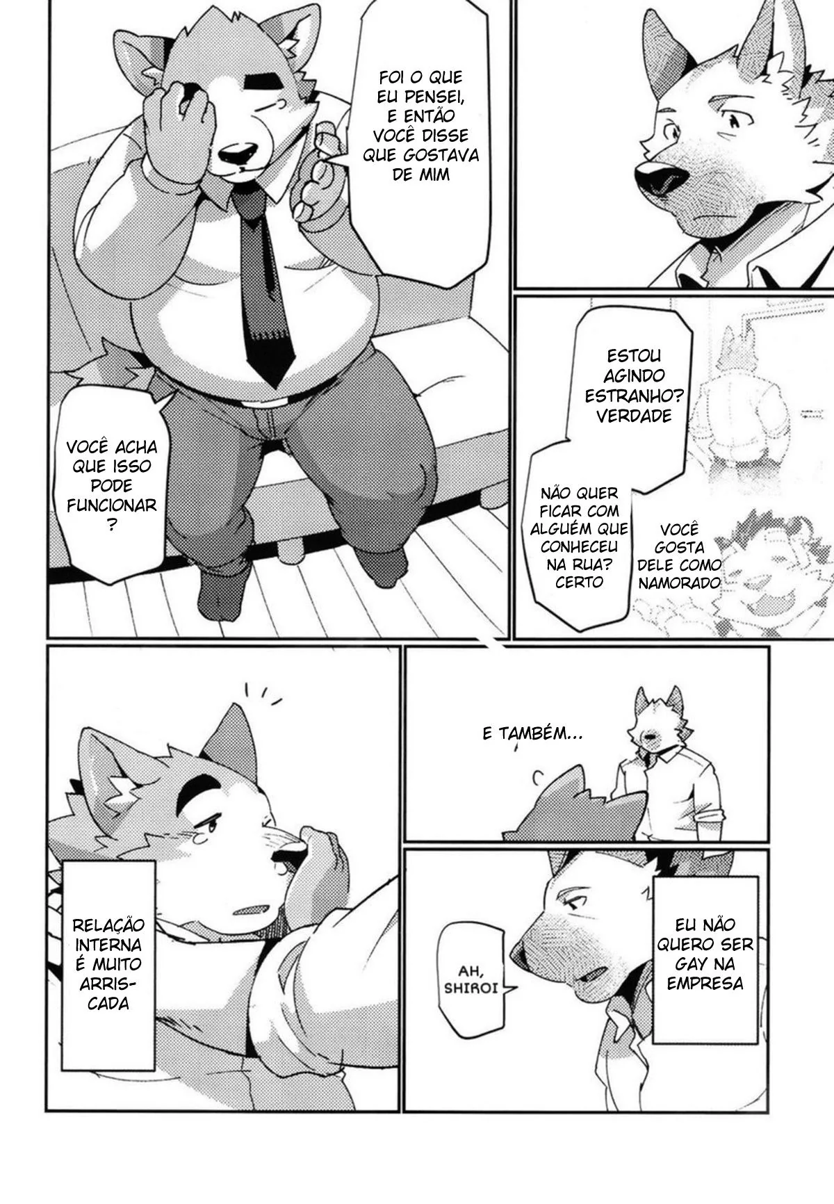 Segredos e Escândalos no Escritório: A Piranha do Doujinshi" em HQ Brasileiro