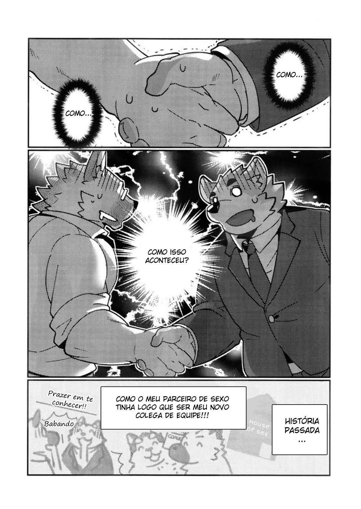 Segredos e Escândalos no Escritório: A Piranha do Doujinshi" em HQ Brasileiro