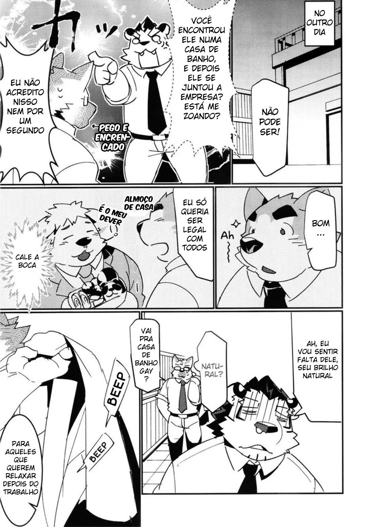 Segredos e Escândalos no Escritório: A Piranha do Doujinshi" em HQ Brasileiro