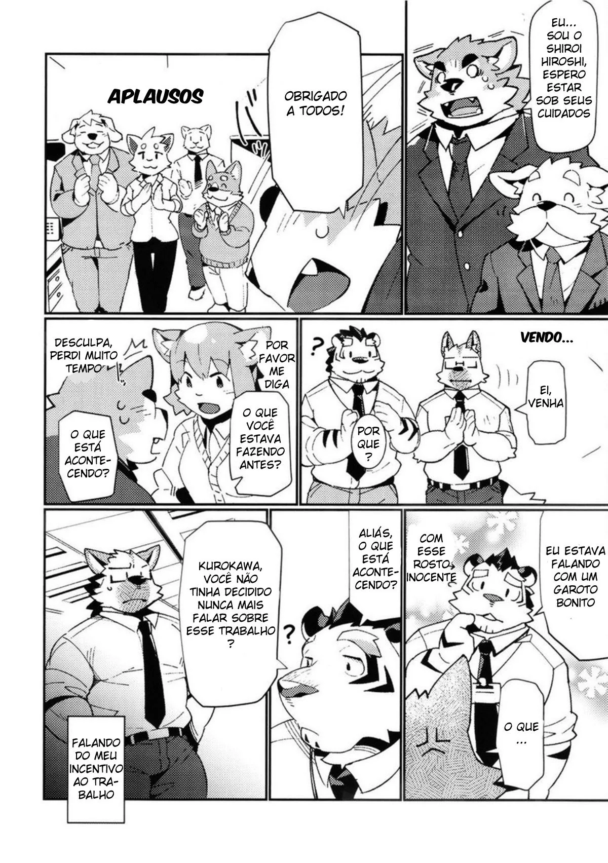 Segredos e Escândalos no Escritório: A Piranha do Doujinshi" em HQ Brasileiro