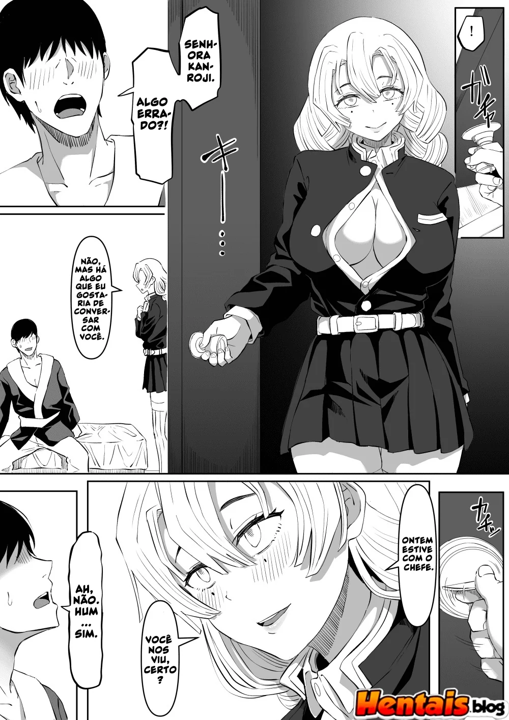 Senhora Kanroji: Uma Piranha Sedenta Por Rola em Hentai HQ