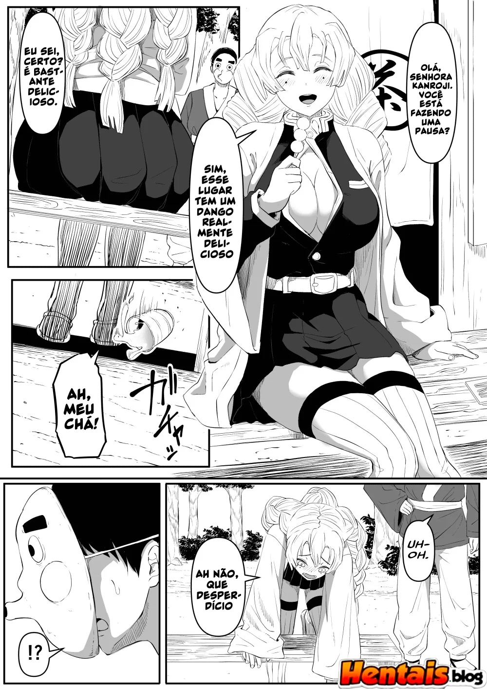 Senhora Kanroji: Uma Piranha Sedenta Por Rola em Hentai HQ