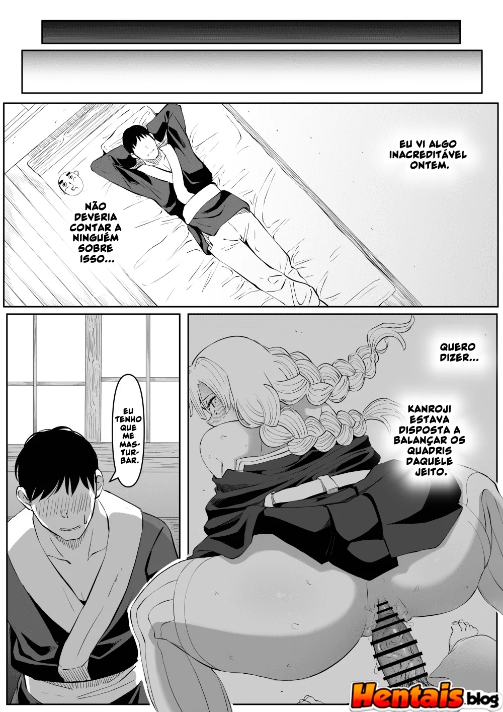 Senhora Kanroji: Uma Piranha Sedenta Por Rola em Hentai HQ