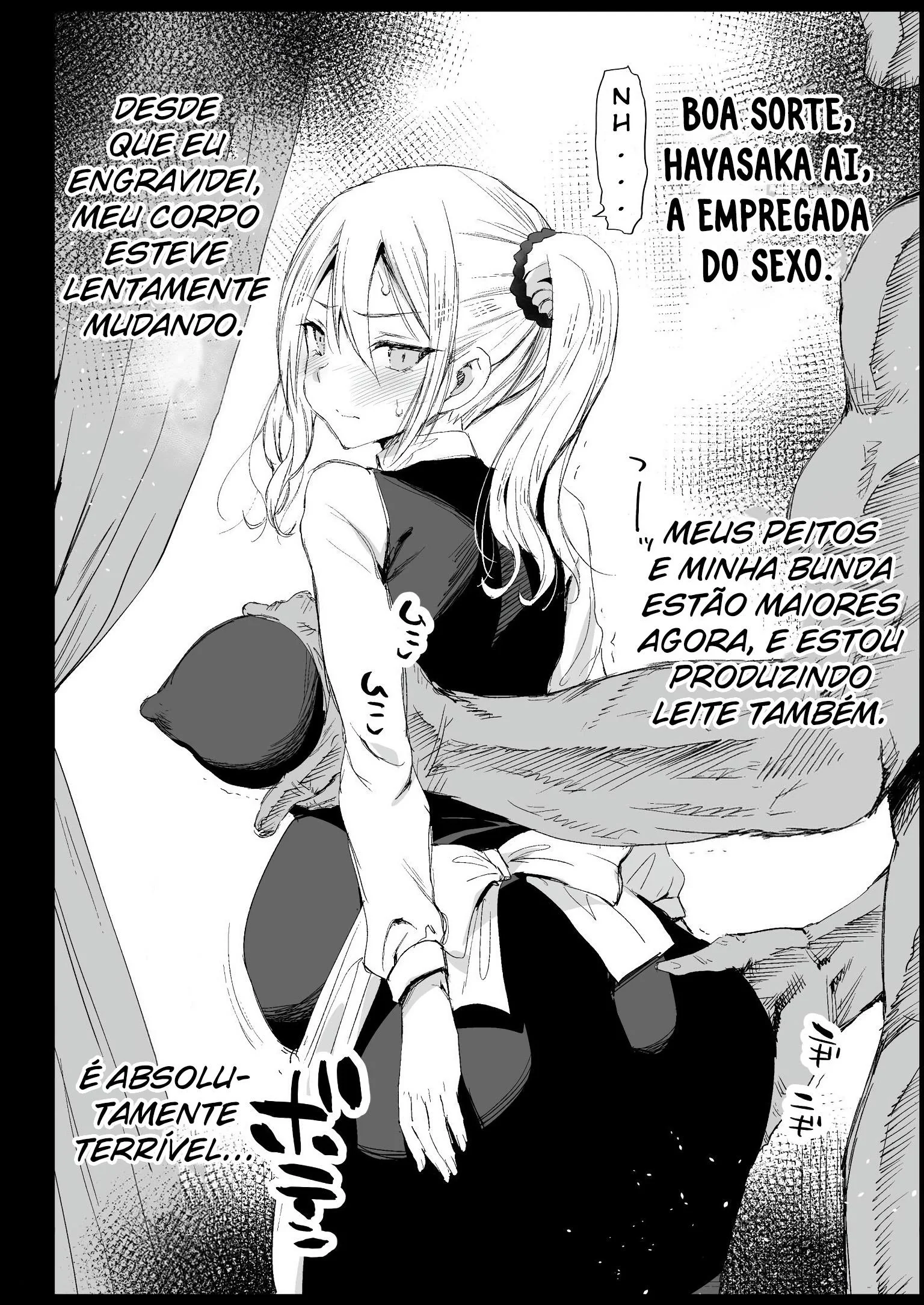 Sensibilidade nos mamilos: Raichi-kun gemendo de prazer! Em Hentai HQ Brasileiro