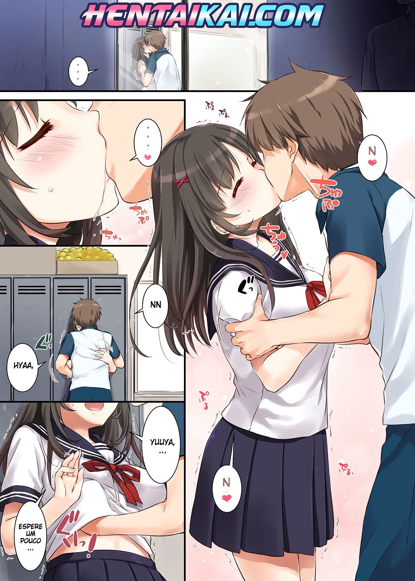 Sexo e Chantagem: Risa dá a buceta pro treinador tarado - Hentai HQ