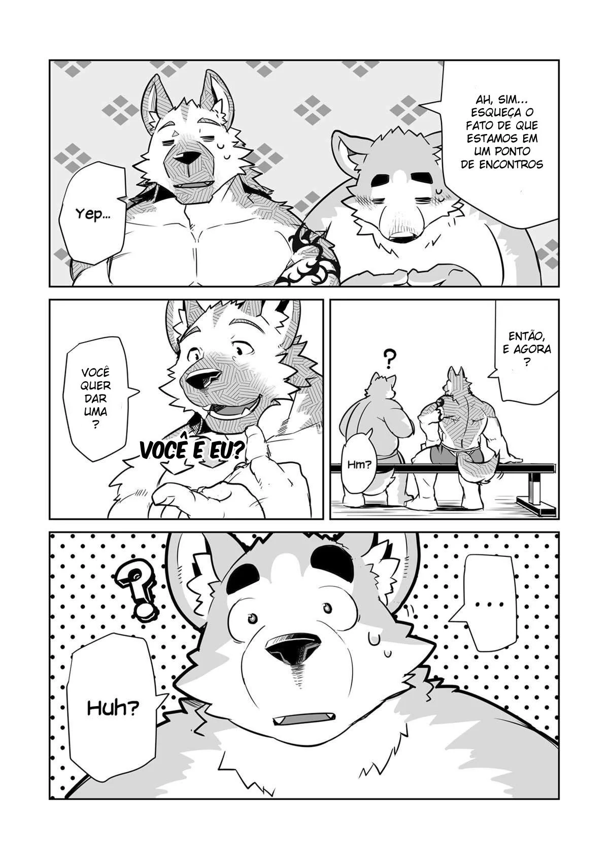 Shiroi e a Descoberta Excitante em um Encontro às Cegas" em Quadrinhos de Sexo Hentai