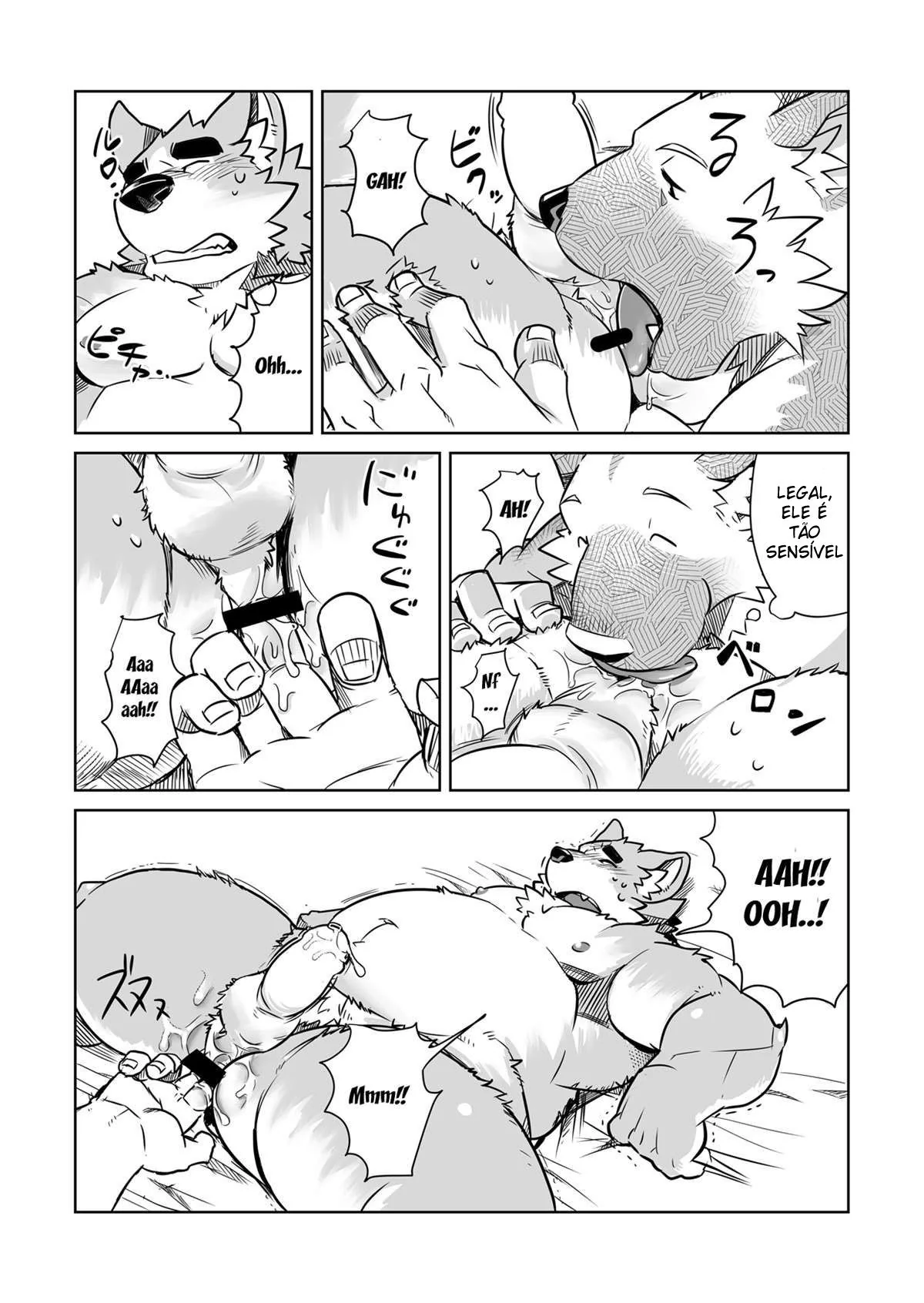 Shiroi e a Descoberta Excitante em um Encontro às Cegas" em Quadrinhos de Sexo Hentai