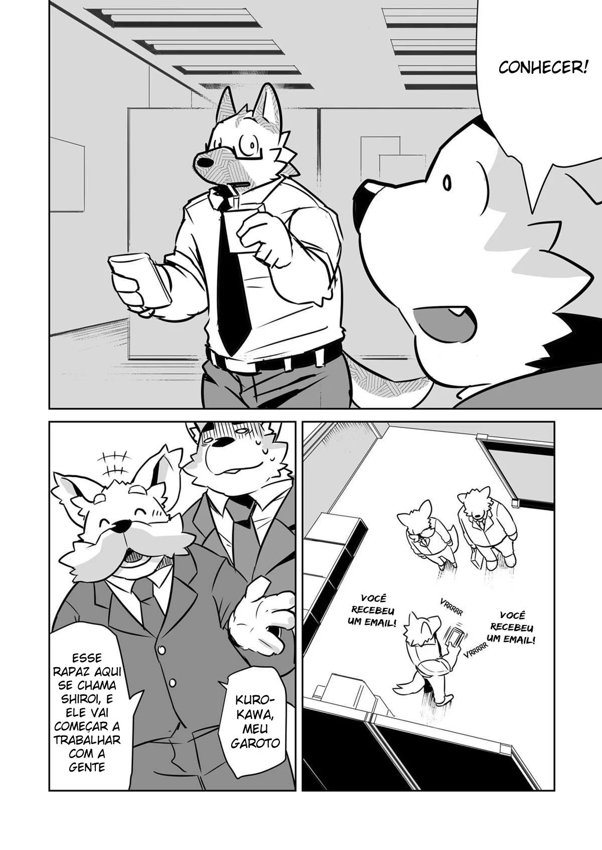 Shiroi e a Descoberta Excitante em um Encontro às Cegas" em Quadrinhos de Sexo Hentai