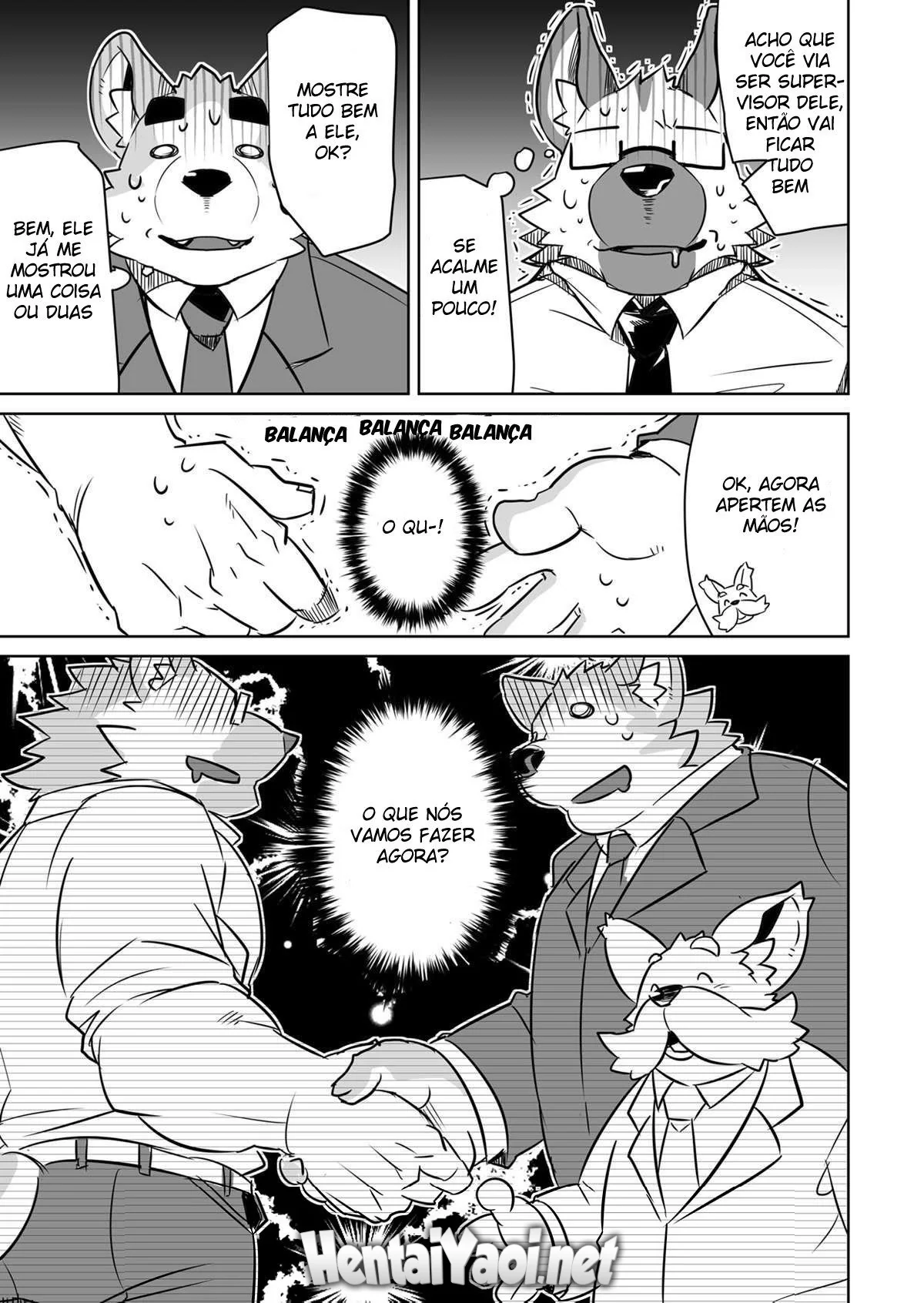 Shiroi e a Descoberta Excitante em um Encontro às Cegas" em Quadrinhos de Sexo Hentai