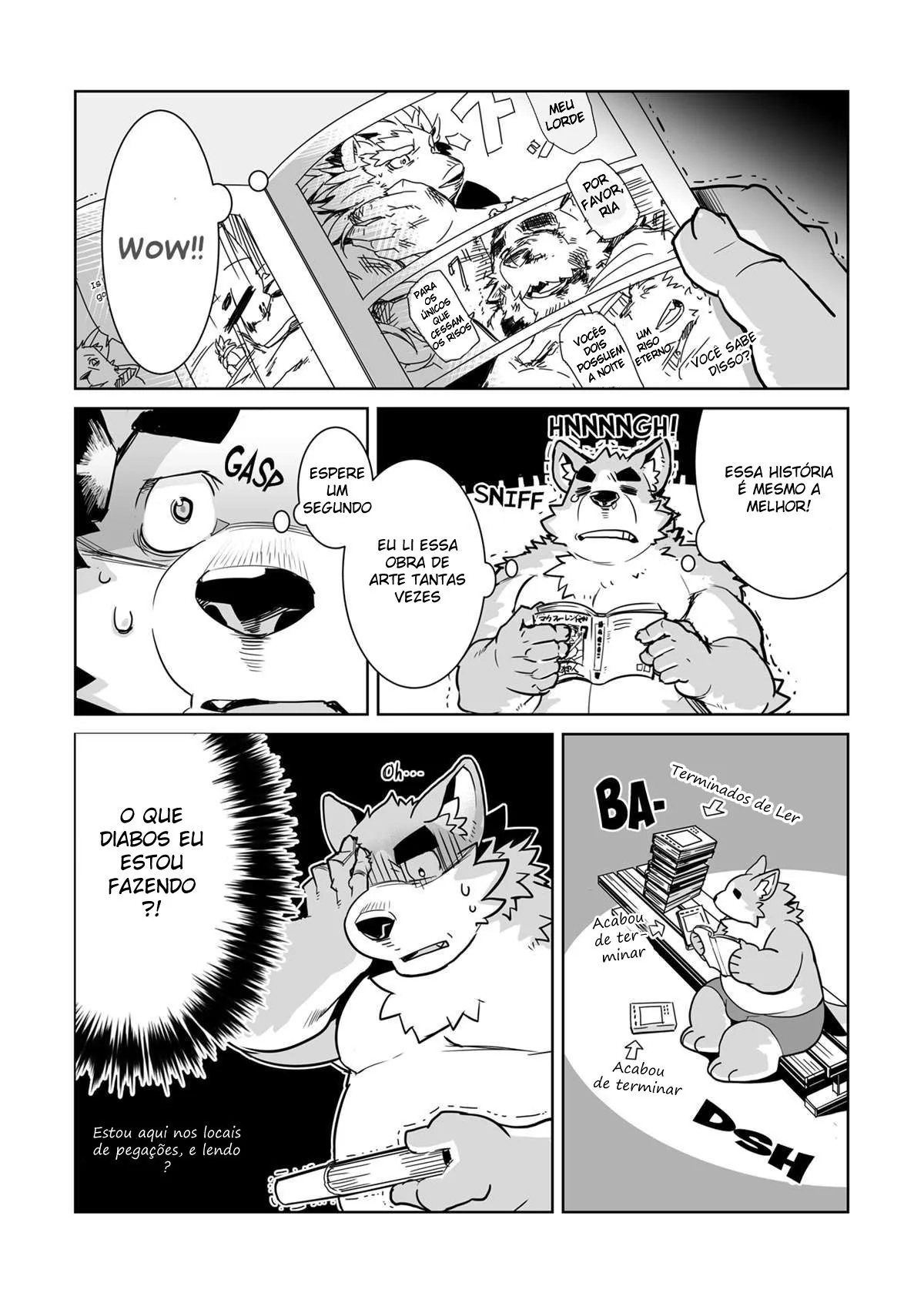 Shiroi e a Descoberta Excitante em um Encontro às Cegas" em Quadrinhos de Sexo Hentai