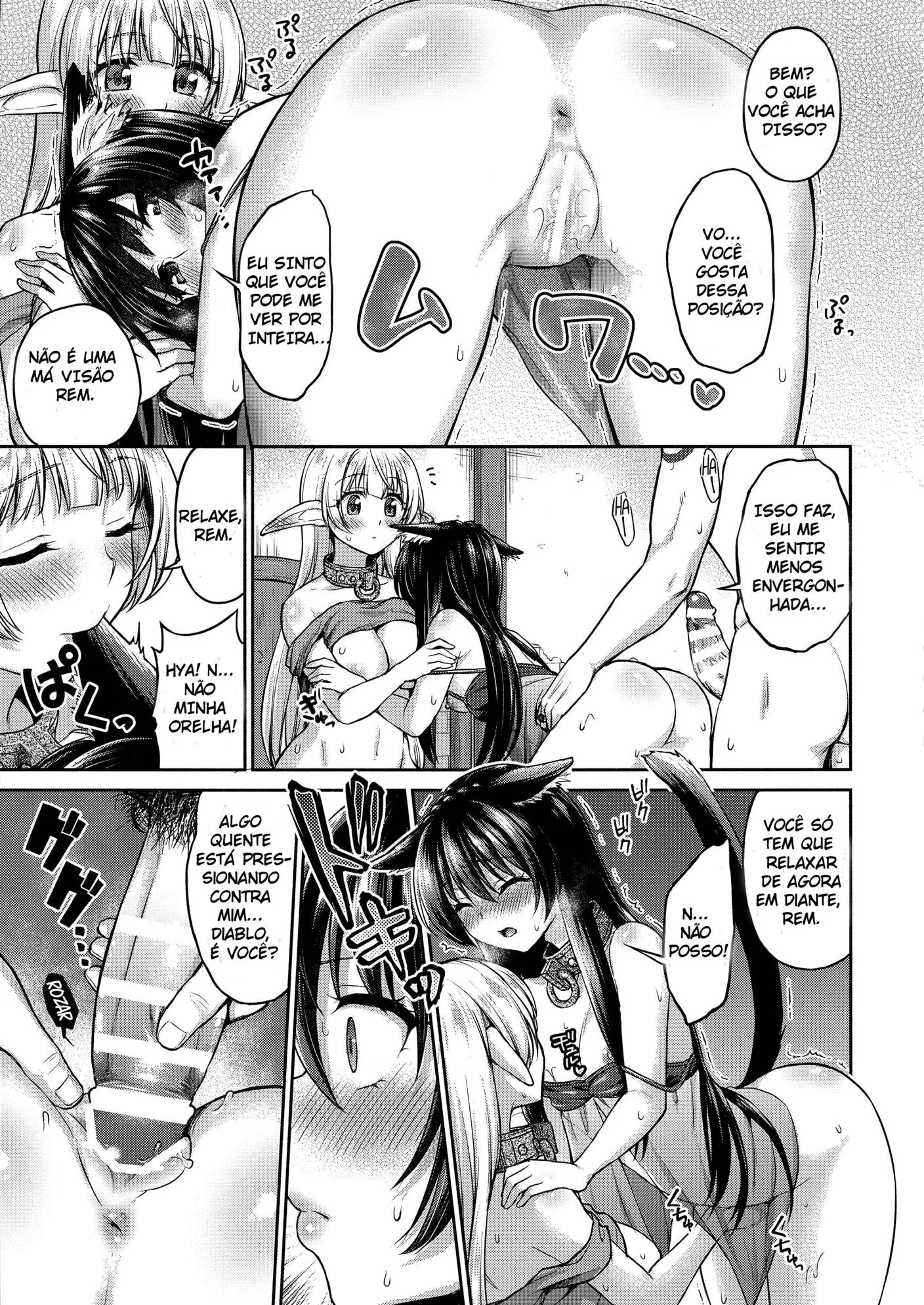 Sobrinho tarado se encanta com a tia gostosa - Em hentai HQ Brasileiro