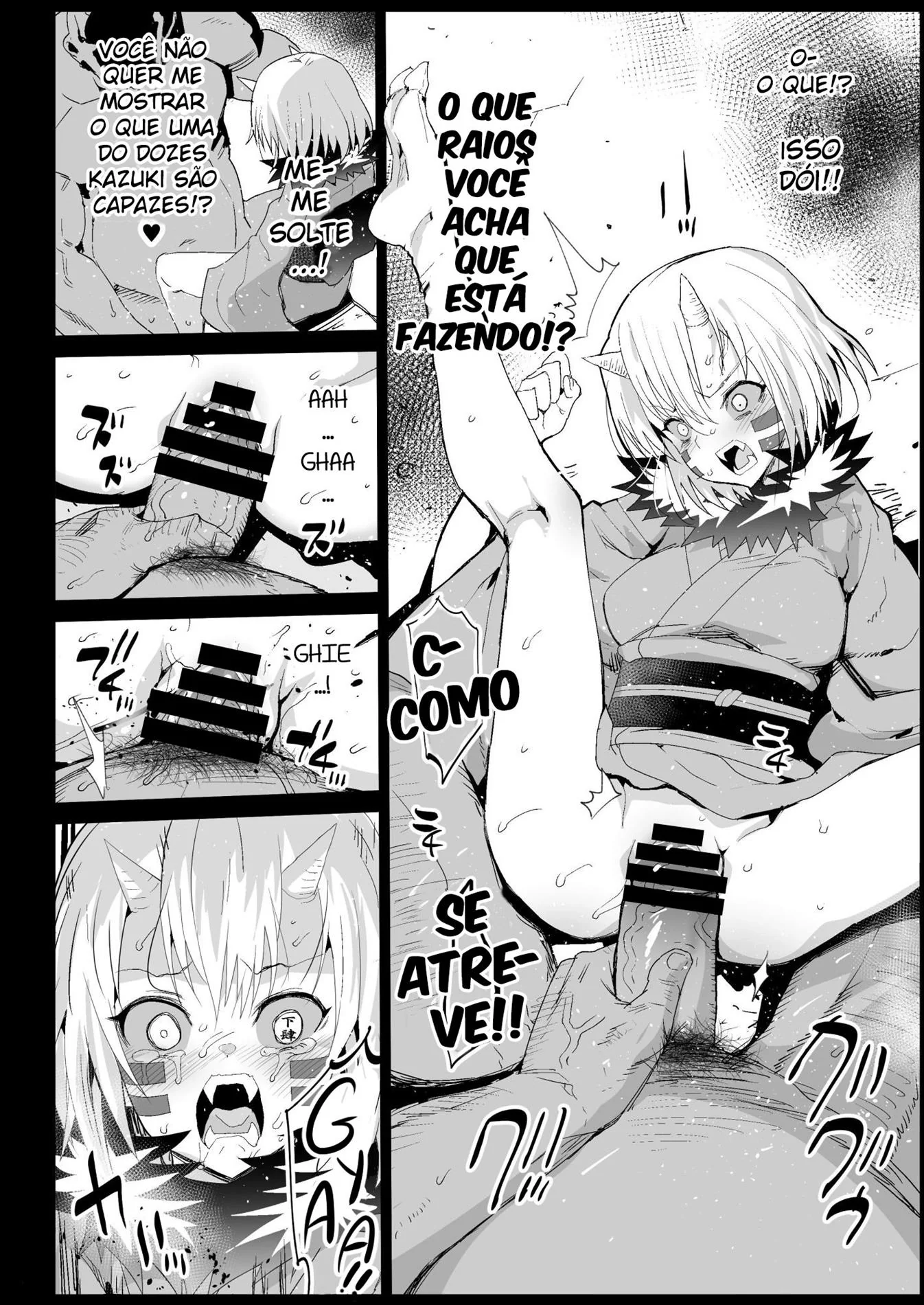 Socando a buceta da Piranha da Escola em HQ Brasileiro