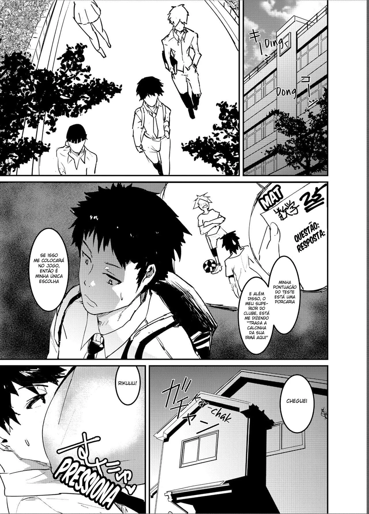 Socando a buceta da Piranha da Escola em HQ Brasileiro