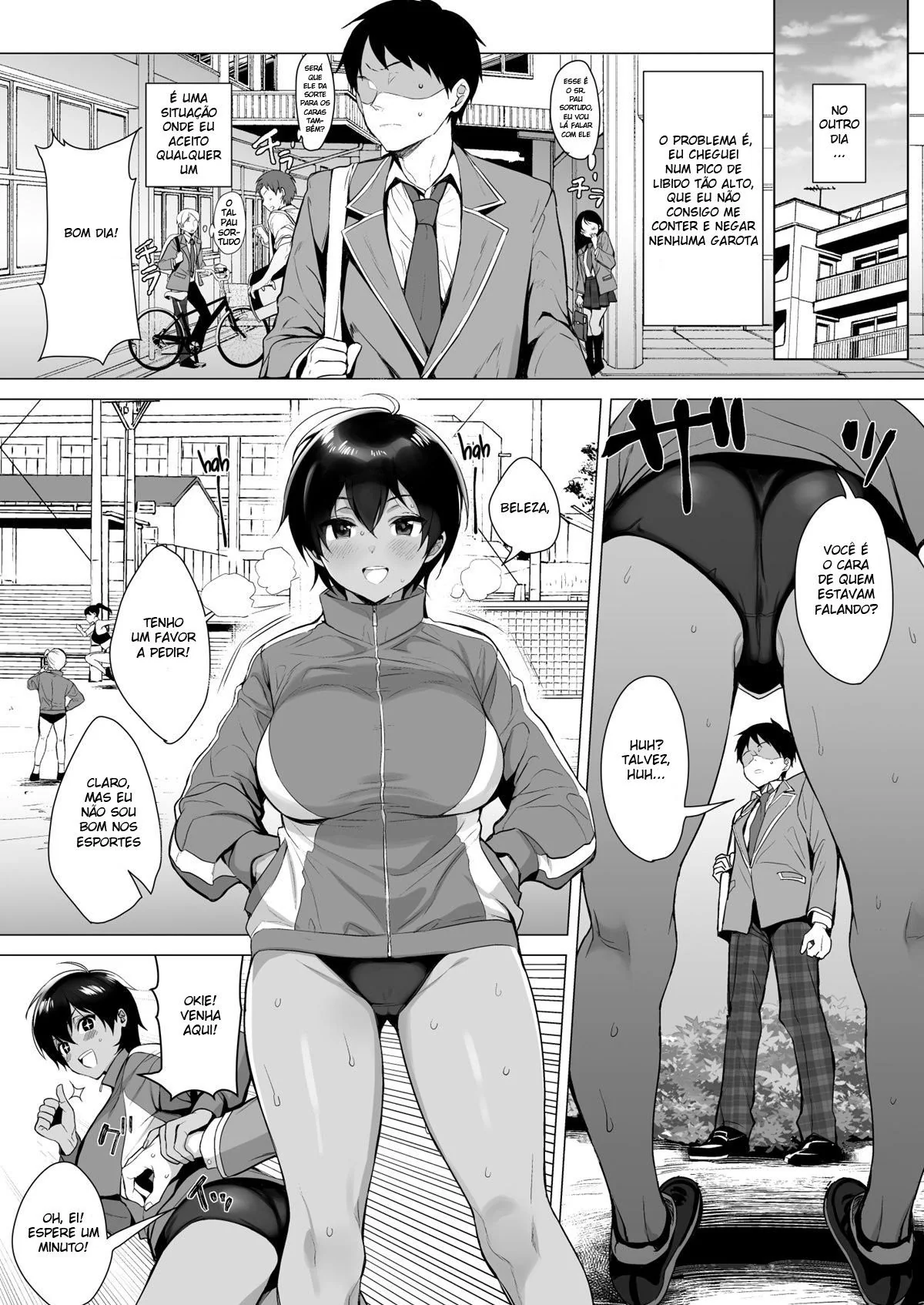 Socando a buceta da Piranha da Escola em HQ Brasileiro