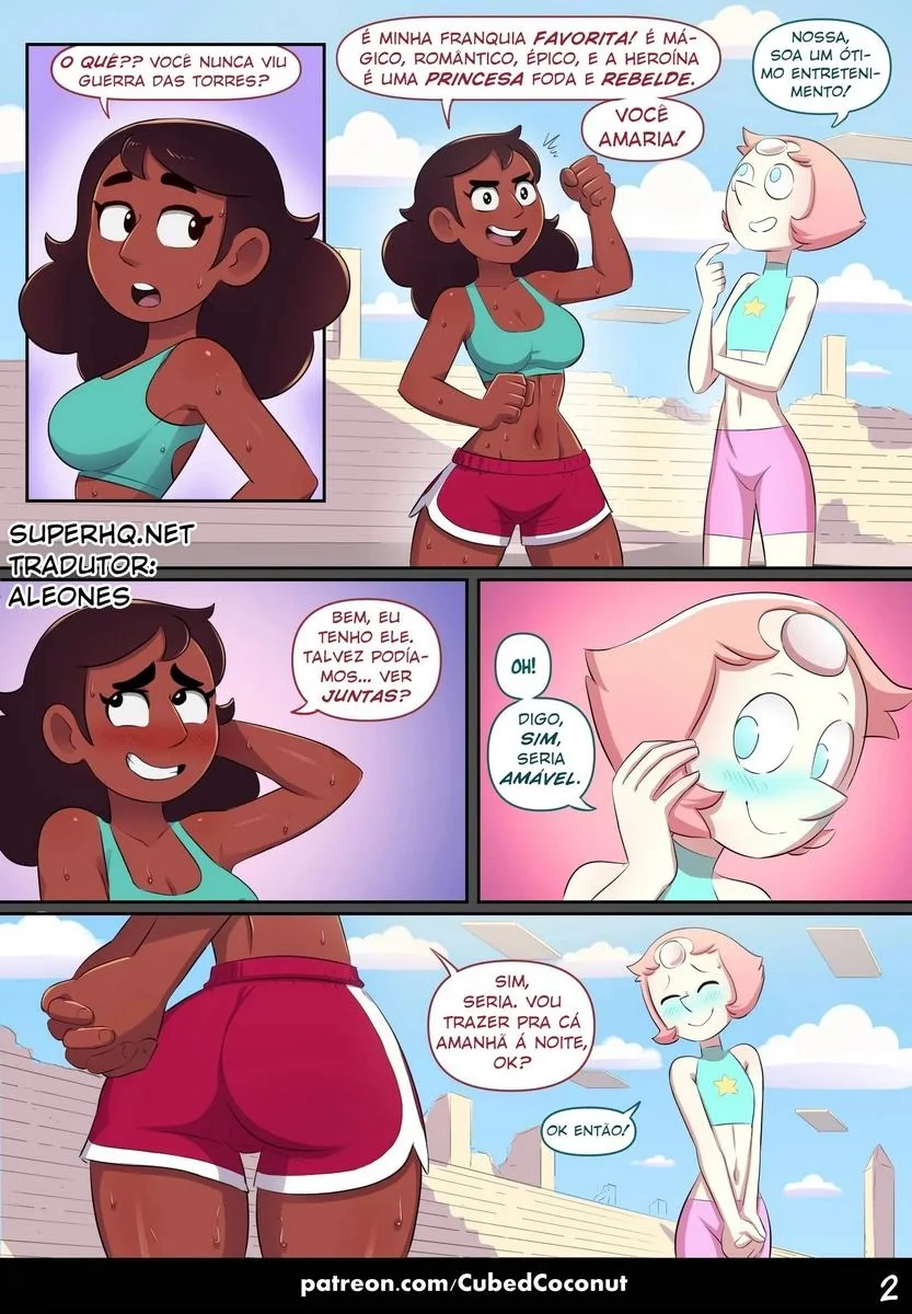 Steven Universe: A Piranha da Buceta Grande da Connie e a Rola Dura da Pérola Exibida - Hentai HQ Brasileiro