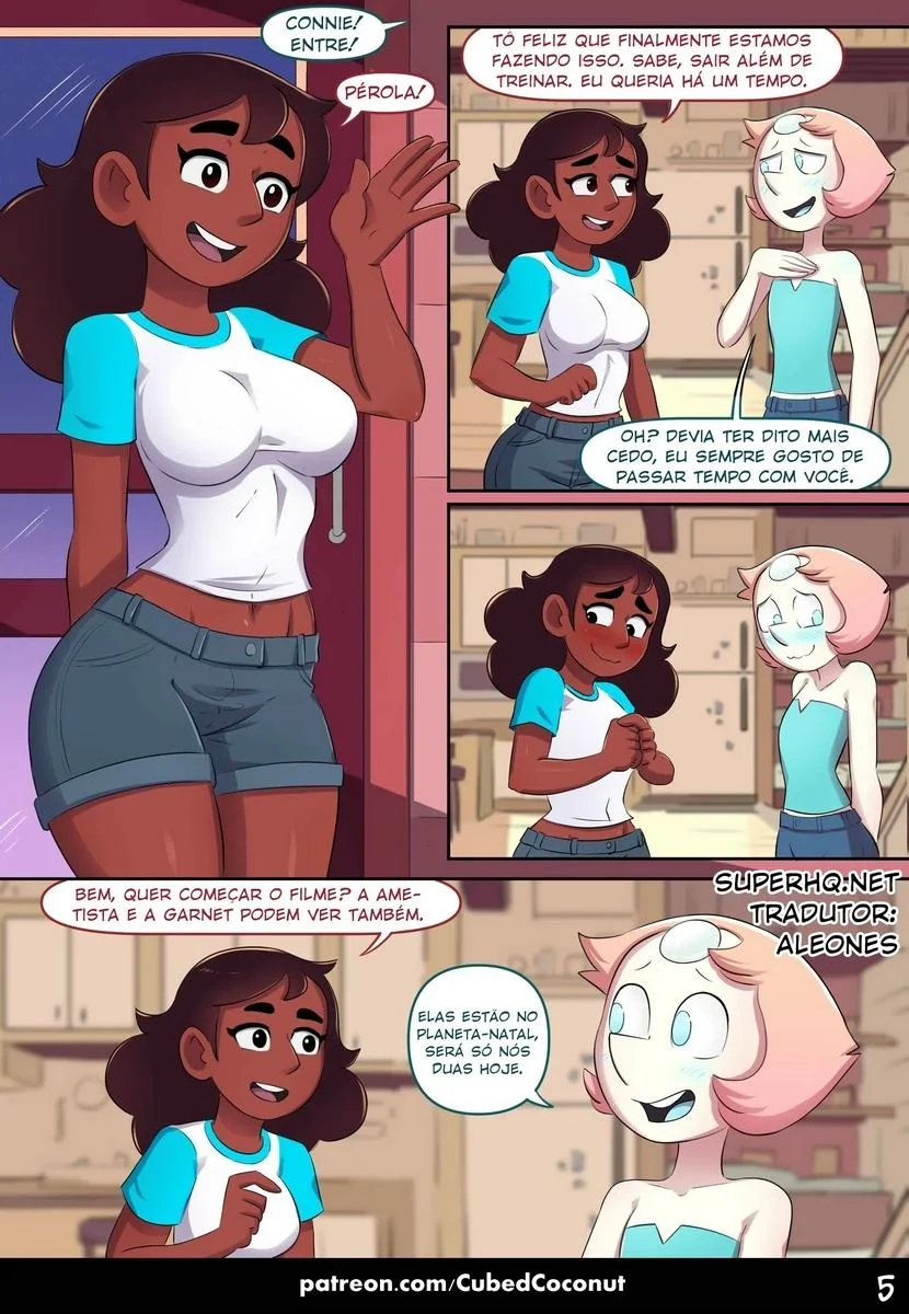 Steven Universe: A Piranha da Buceta Grande da Connie e a Rola Dura da Pérola Exibida - Hentai HQ Brasileiro