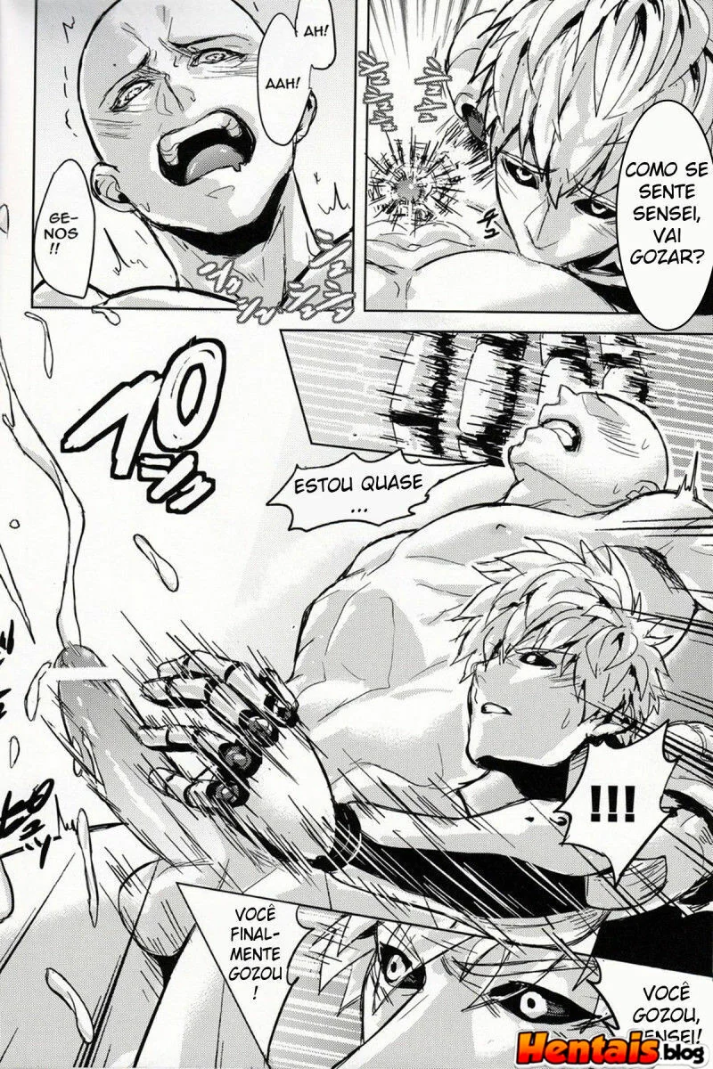 Surpresa do Genos: Saitama finalmente aliviado em hentai hq