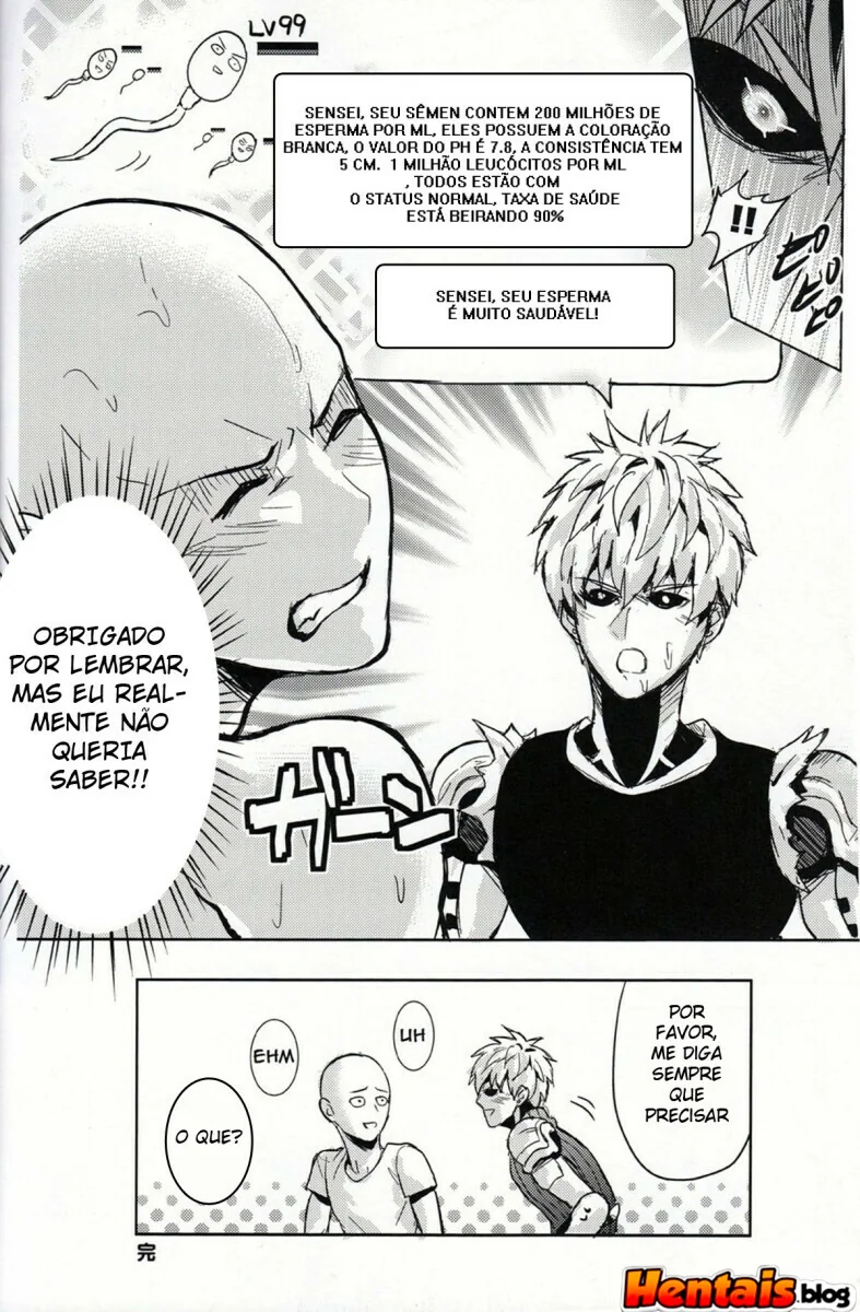 Surpresa do Genos: Saitama finalmente aliviado em hentai hq Surpresa do Genos: Saitama finalmente aliviado em hentai hq