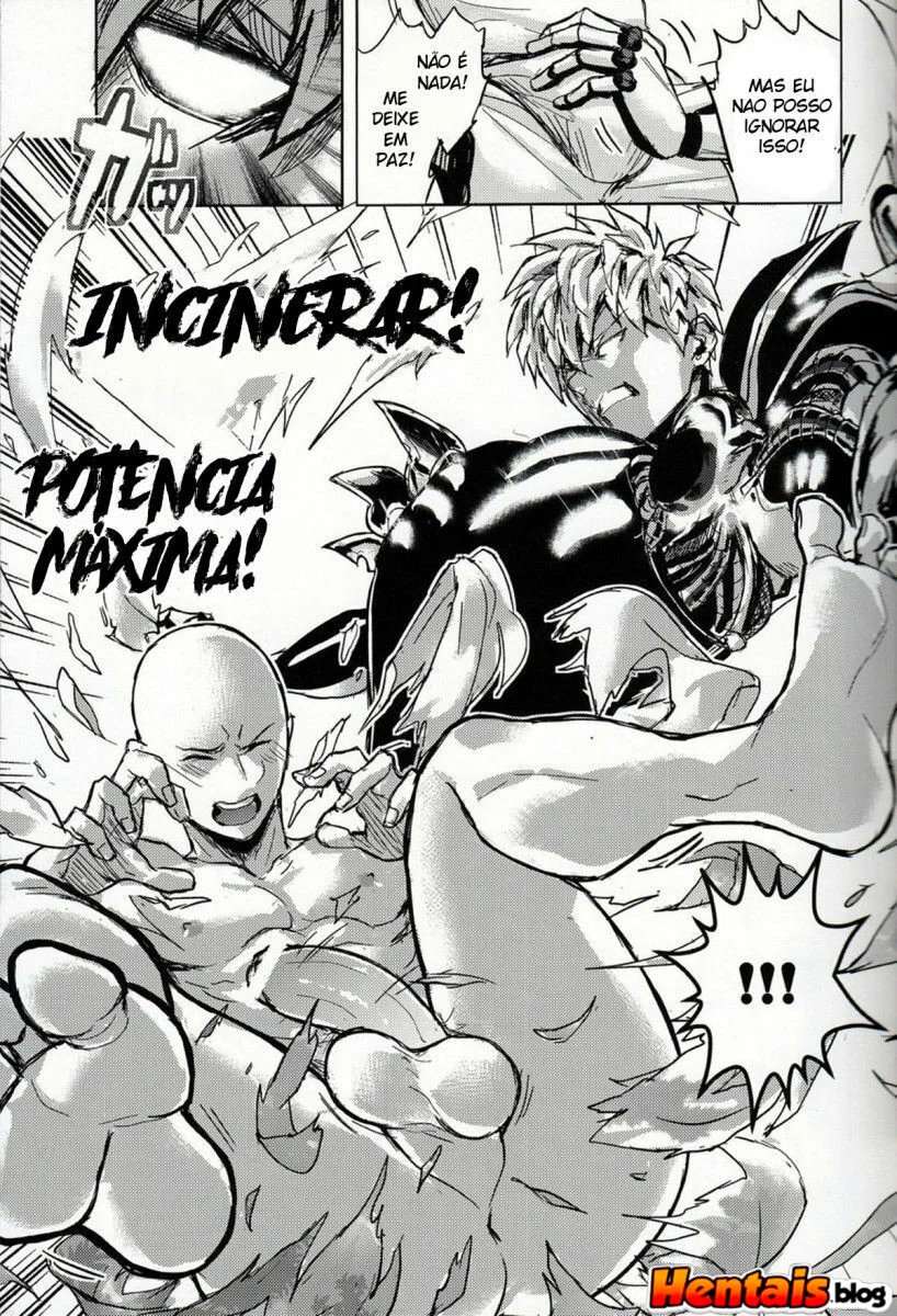 Surpresa do Genos: Saitama finalmente aliviado em hentai hq