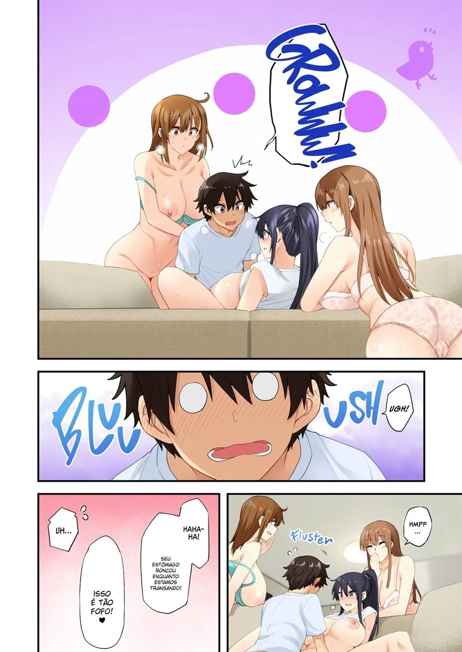 Taka e sua irmã piranhas em uma orgia proibida - Hentai HQ Brasileiro