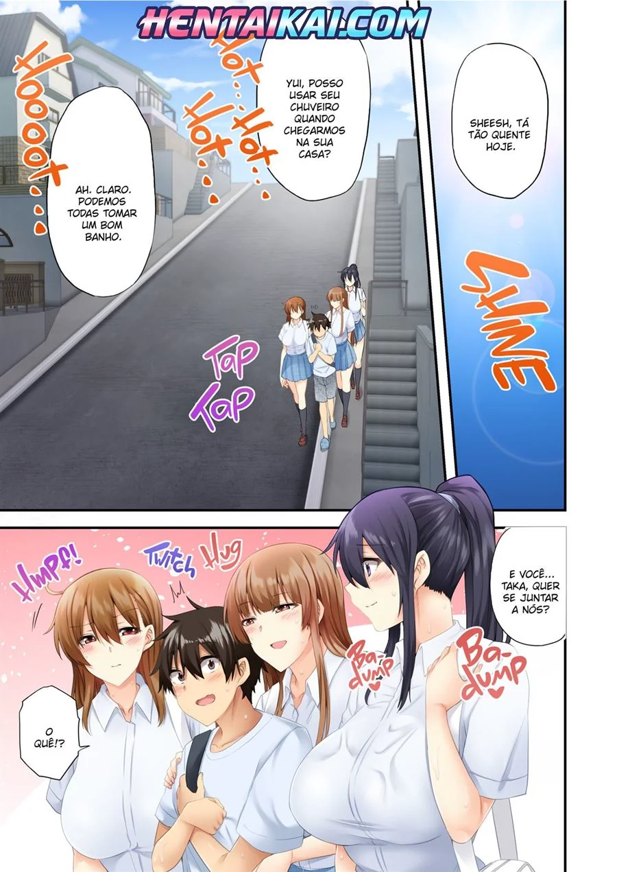 Taka e sua irmã piranhas em uma orgia proibida - Hentai HQ Brasileiro