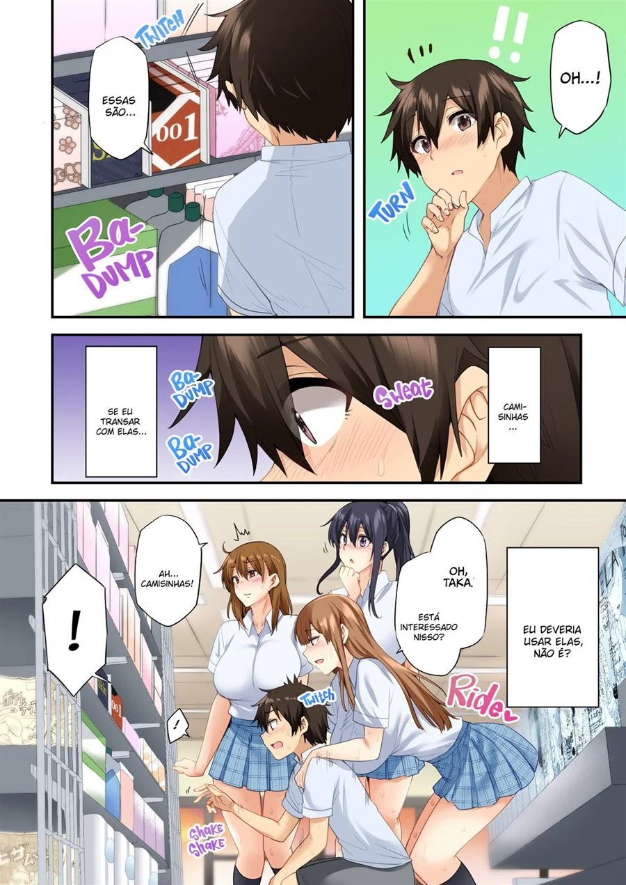 Taka e sua irmã piranhas em uma orgia proibida - Hentai HQ Brasileiro