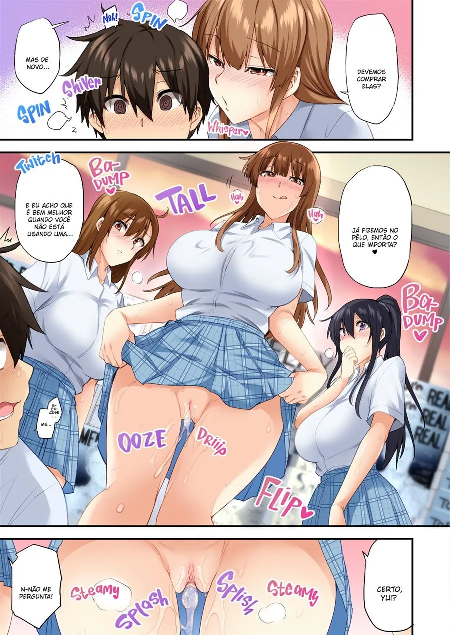 Taka e sua irmã piranhas em uma orgia proibida - Hentai HQ Brasileiro