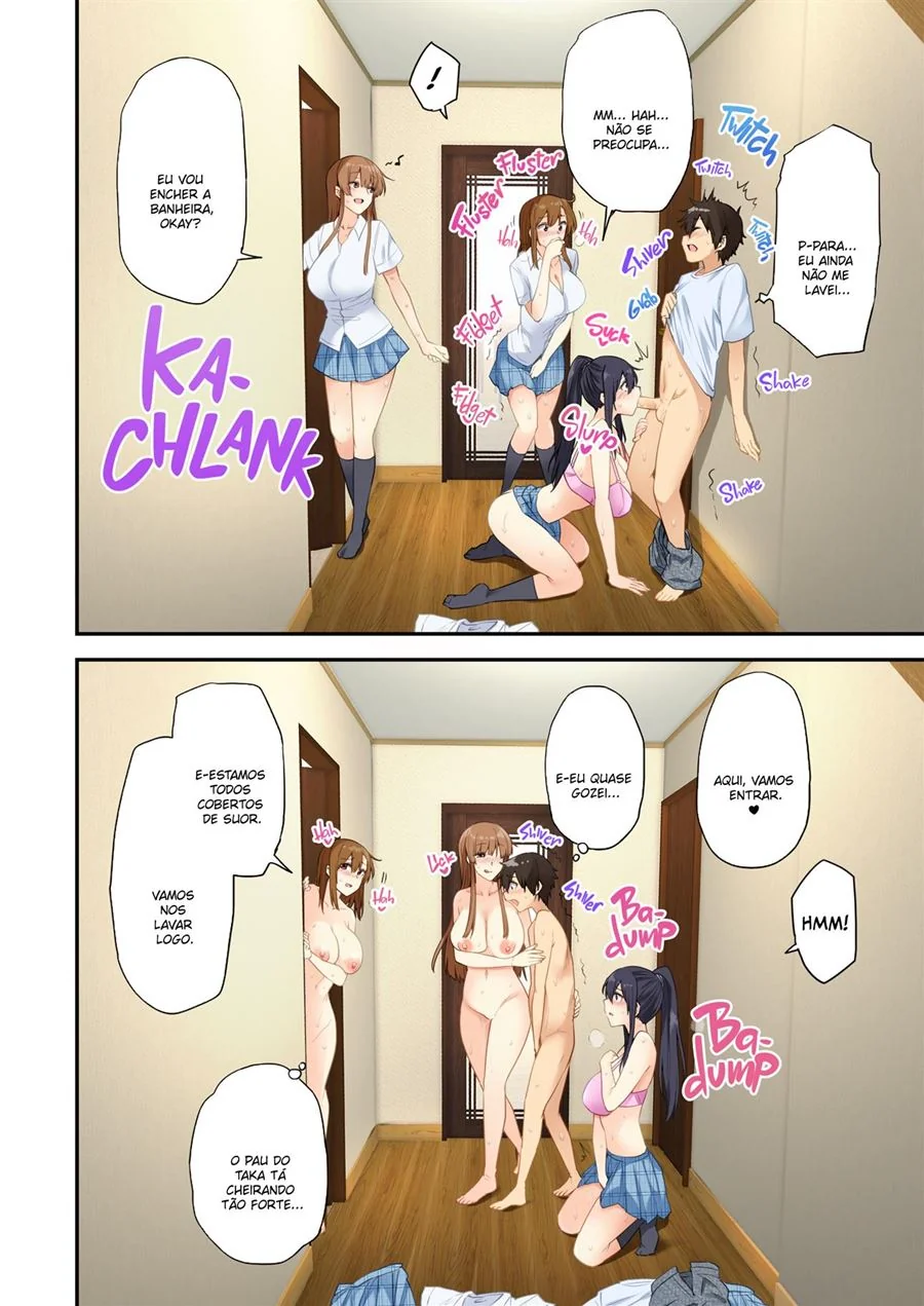 Taka e sua irmã piranhas em uma orgia proibida - Hentai HQ Brasileiro