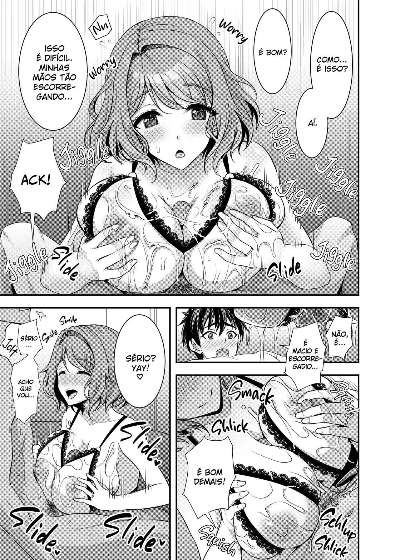 Takumi e Haruka: A Piranha Experiente e a Piroca Insegura em Hentai HQ Brasileiro