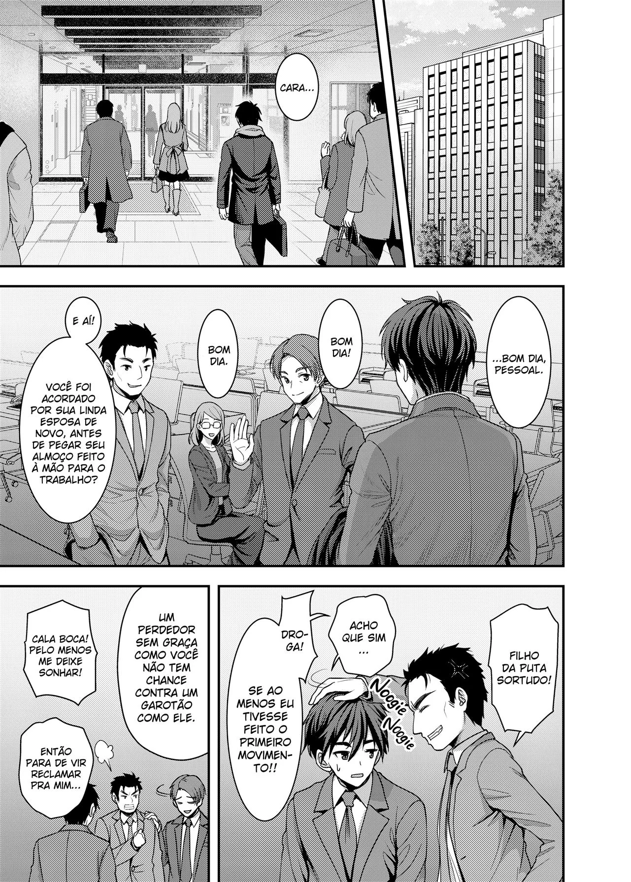 Takumi e Haruka: A Piranha Experiente e a Piroca Insegura em Hentai HQ Brasileiro