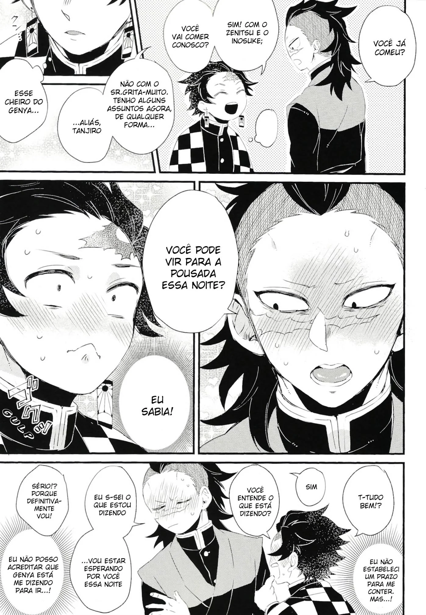 Tanjiro e Sua Pica na Piranha da HQ Brasileira de Demon Slayer Hentai