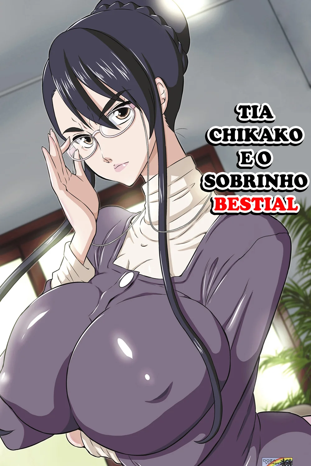 Tia Chikako sendo abusada pelo Sobrinho Tarado - Hentai HQ Brasileiro