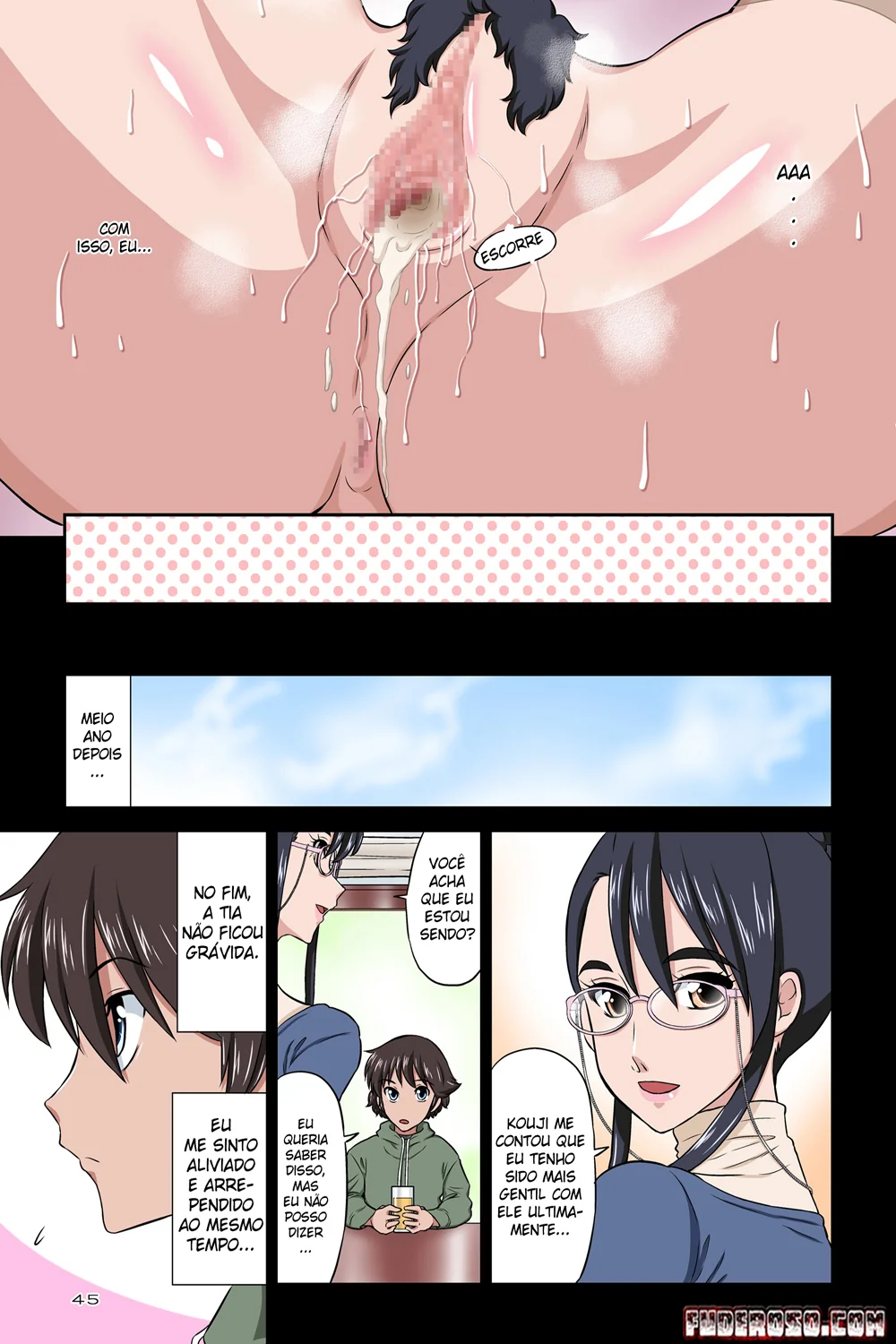 Tia Chikako sendo abusada pelo Sobrinho Tarado - Hentai HQ Brasileiro