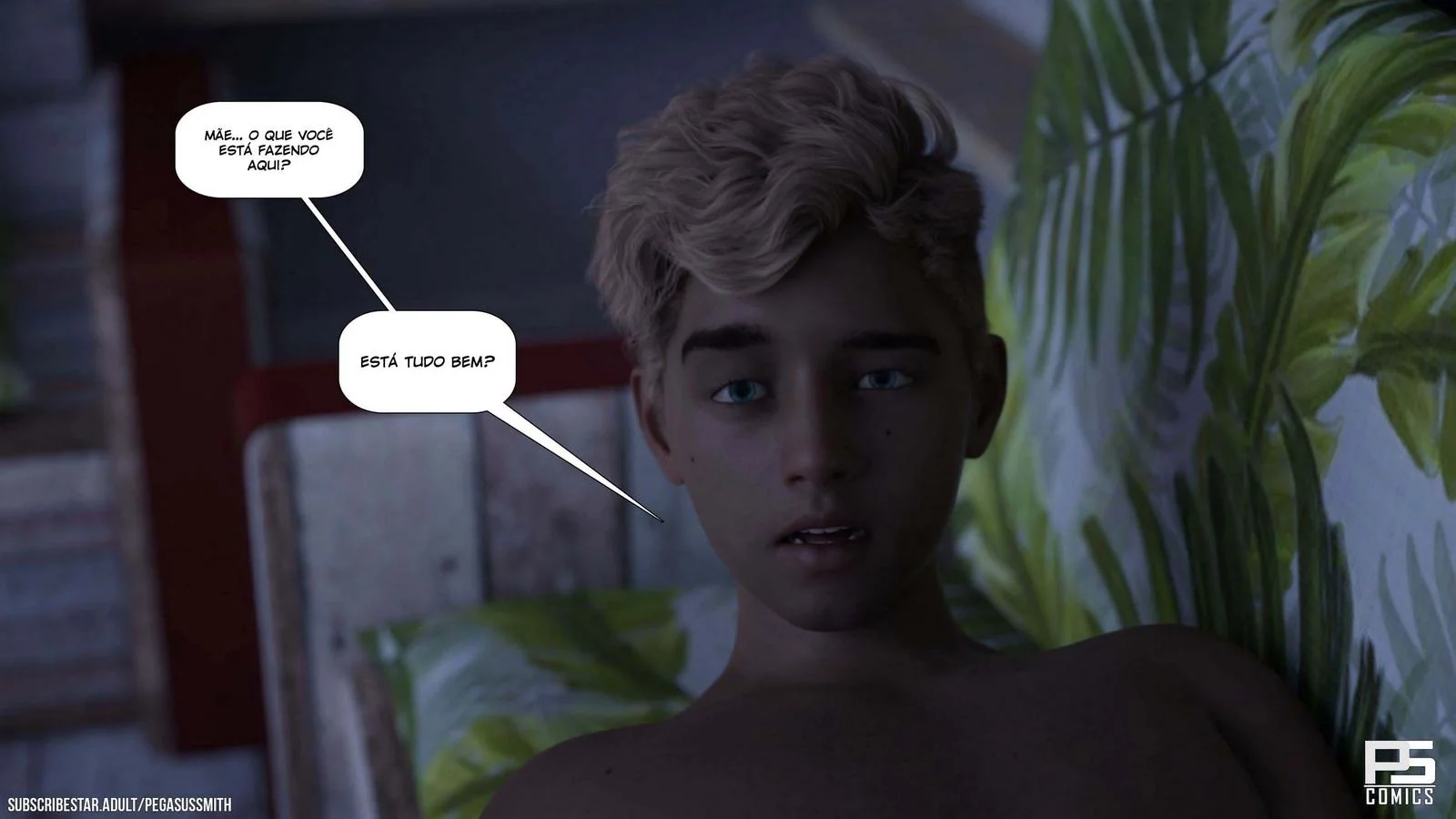 Tia Kelly: A Tentação na Ilha - Hentai HQ Brasileiro