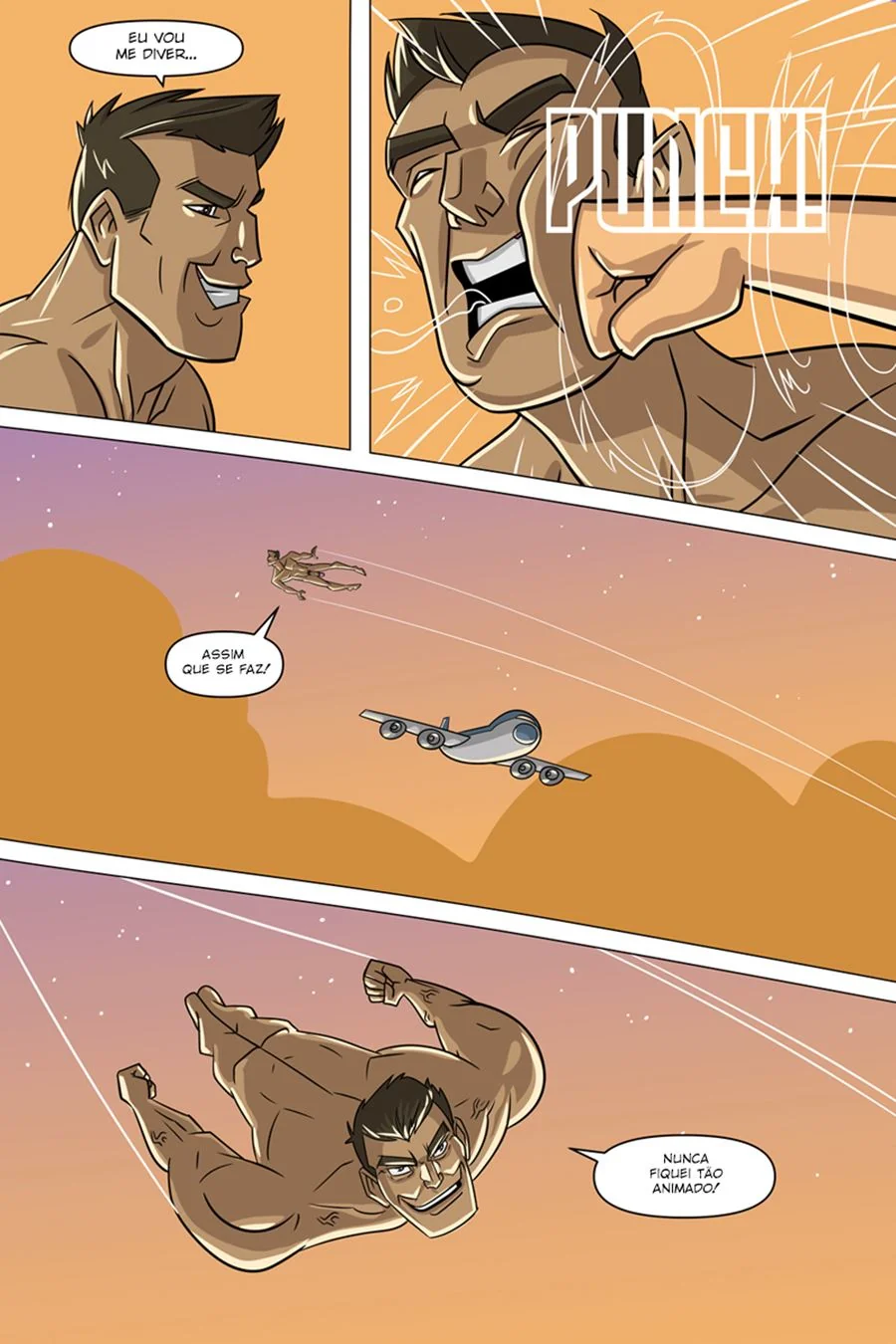 Tomando banho com a piranha da amiga - KonoSuba Hentai em HQ Brasileiro