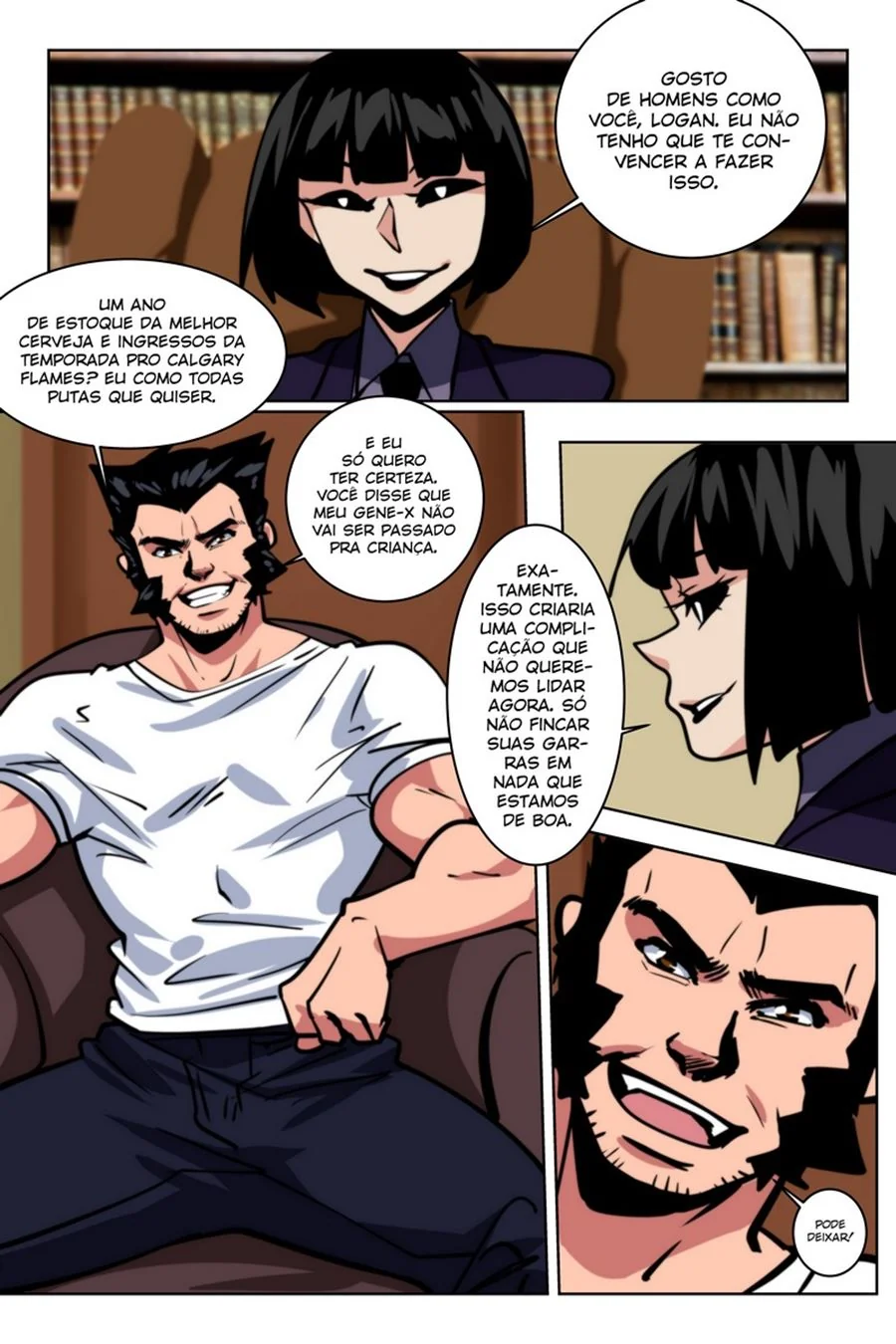 Troca de Gênero: A Tentação da Piranha de Pica em Hentai HQ Brasileiro