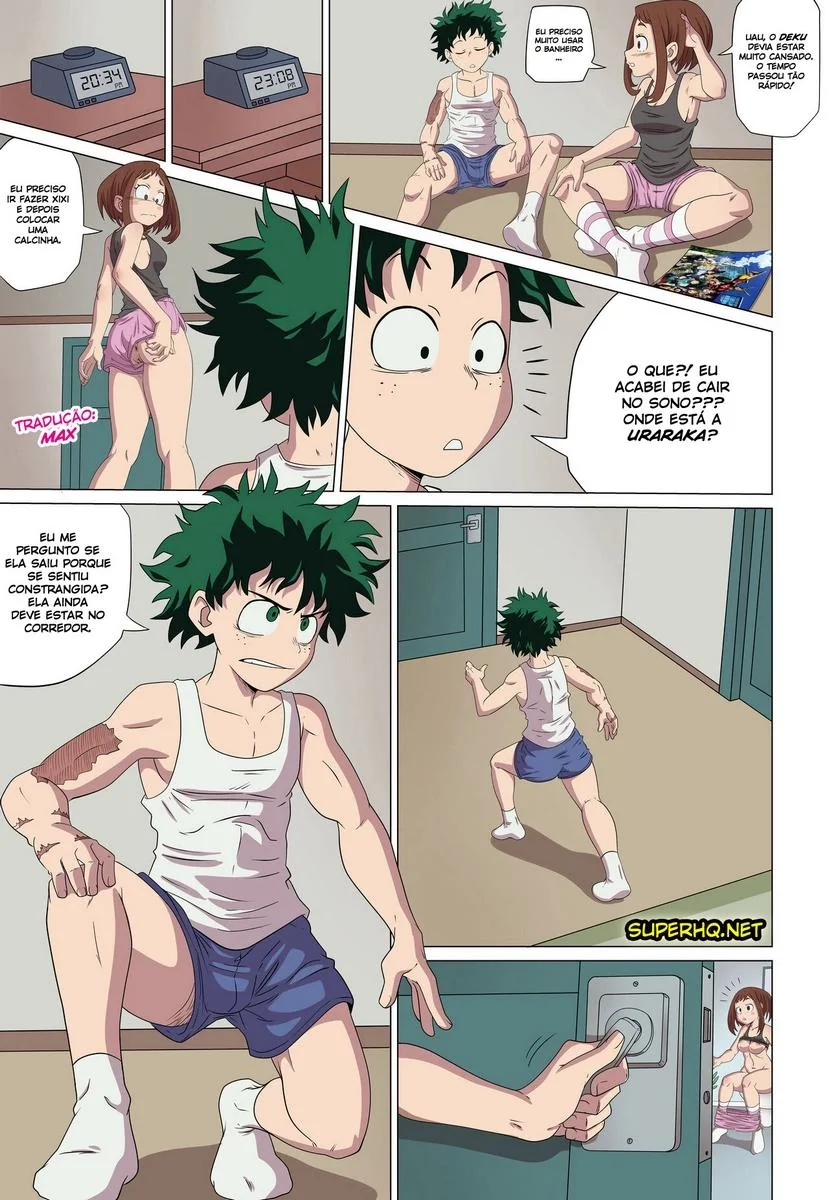 Uraraka e Deku: Surpresa Picante em Super Hentai HQ Brasileiro
