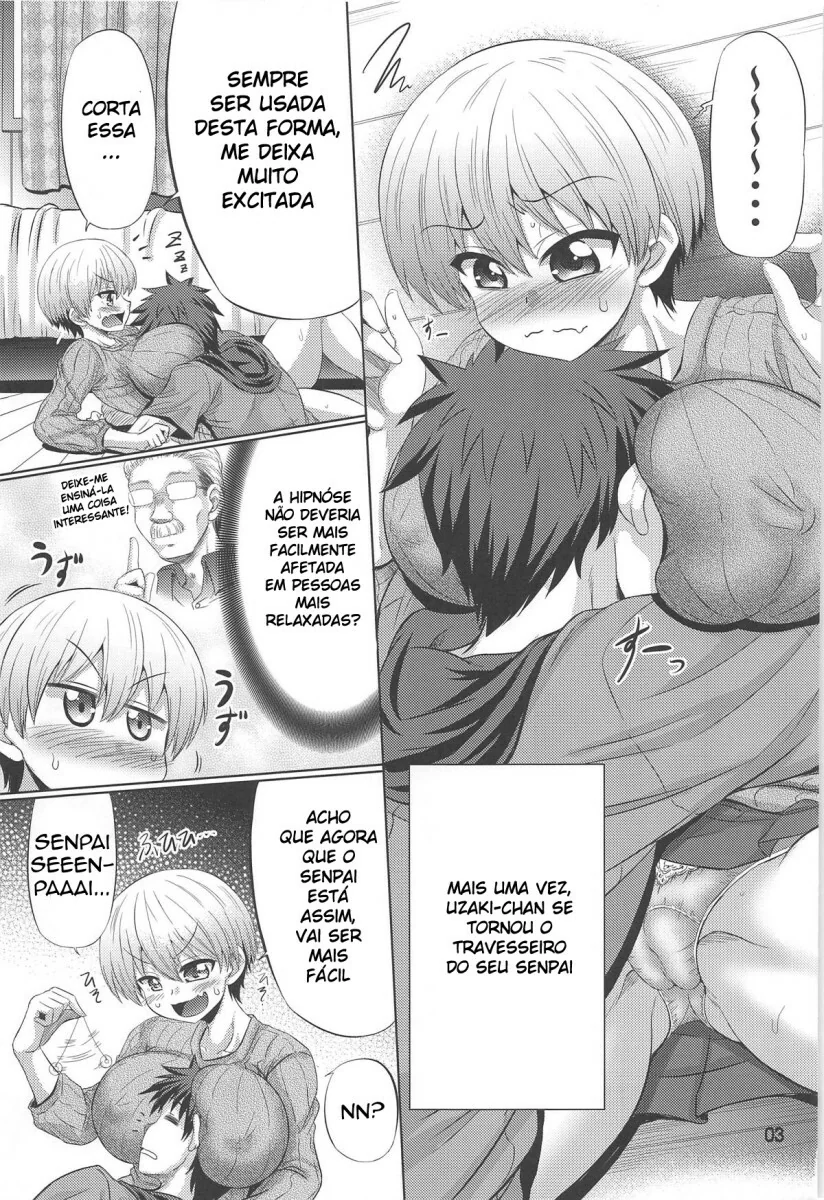 Uzaki-chan e a Hipnose dos Seios - A Piranha Sedenta por Pica em Hentai HQ Brasileiro