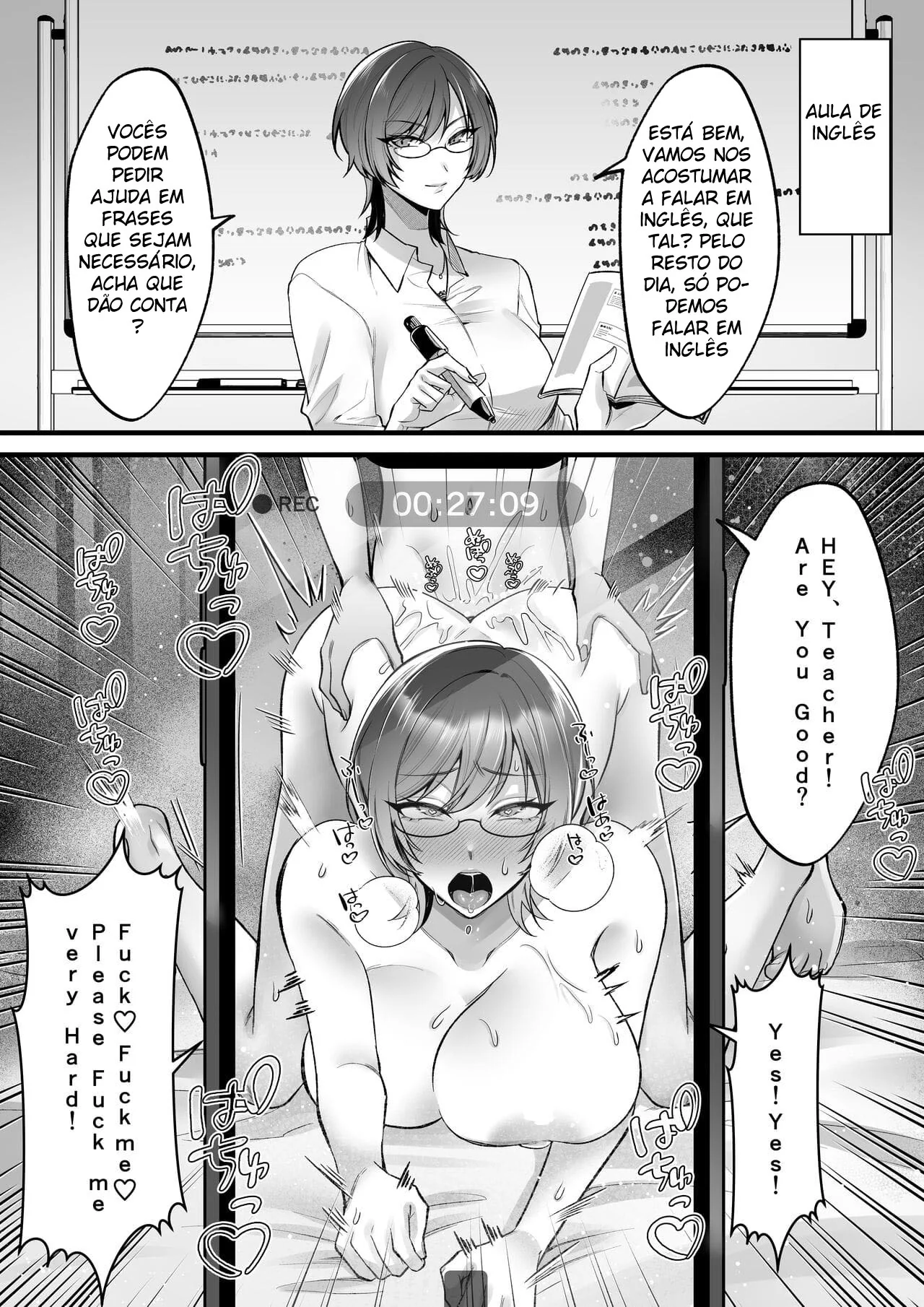 Verão Quente na Escola: Paixão e Desejo em Hentai HQ