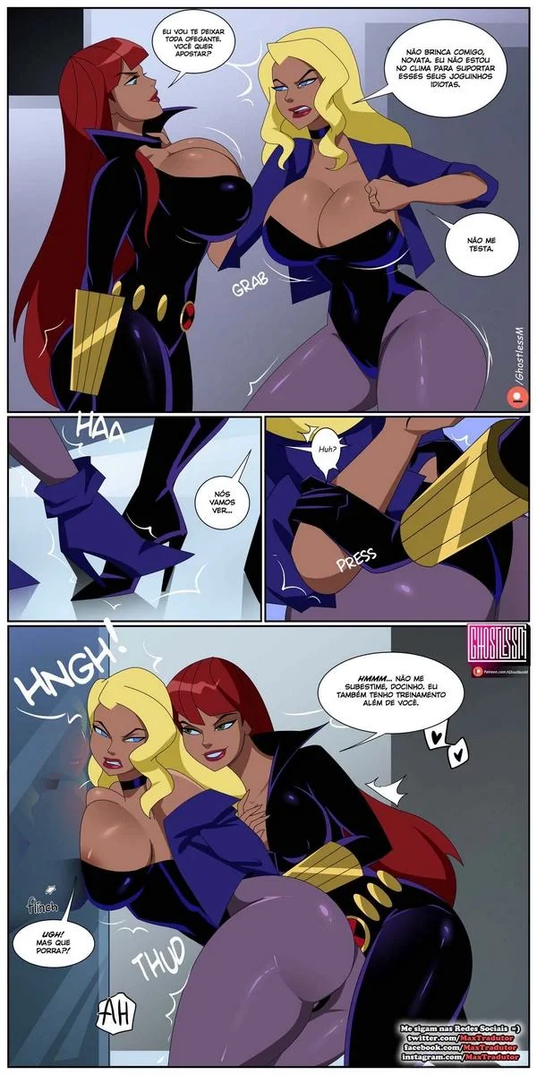 Vingadores vs Liga da Justiça: As Piranhas Mais Gostosas Em Hentai HQ Brasileiro