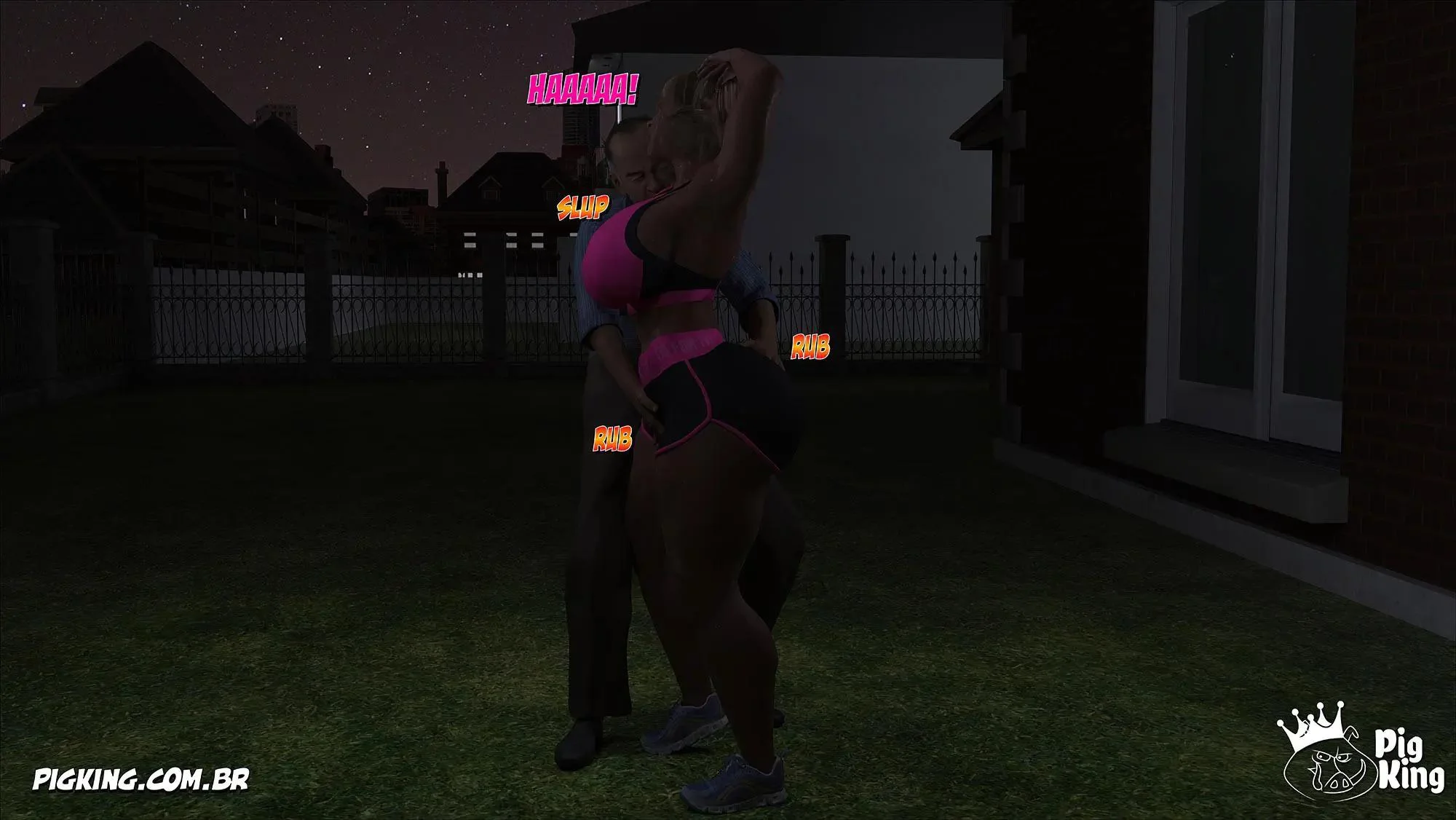 Vizinha Piranha Provoca o Velho e Descobre Fonte de Prazer em Hentai Incesto" em HQ Brasileiro