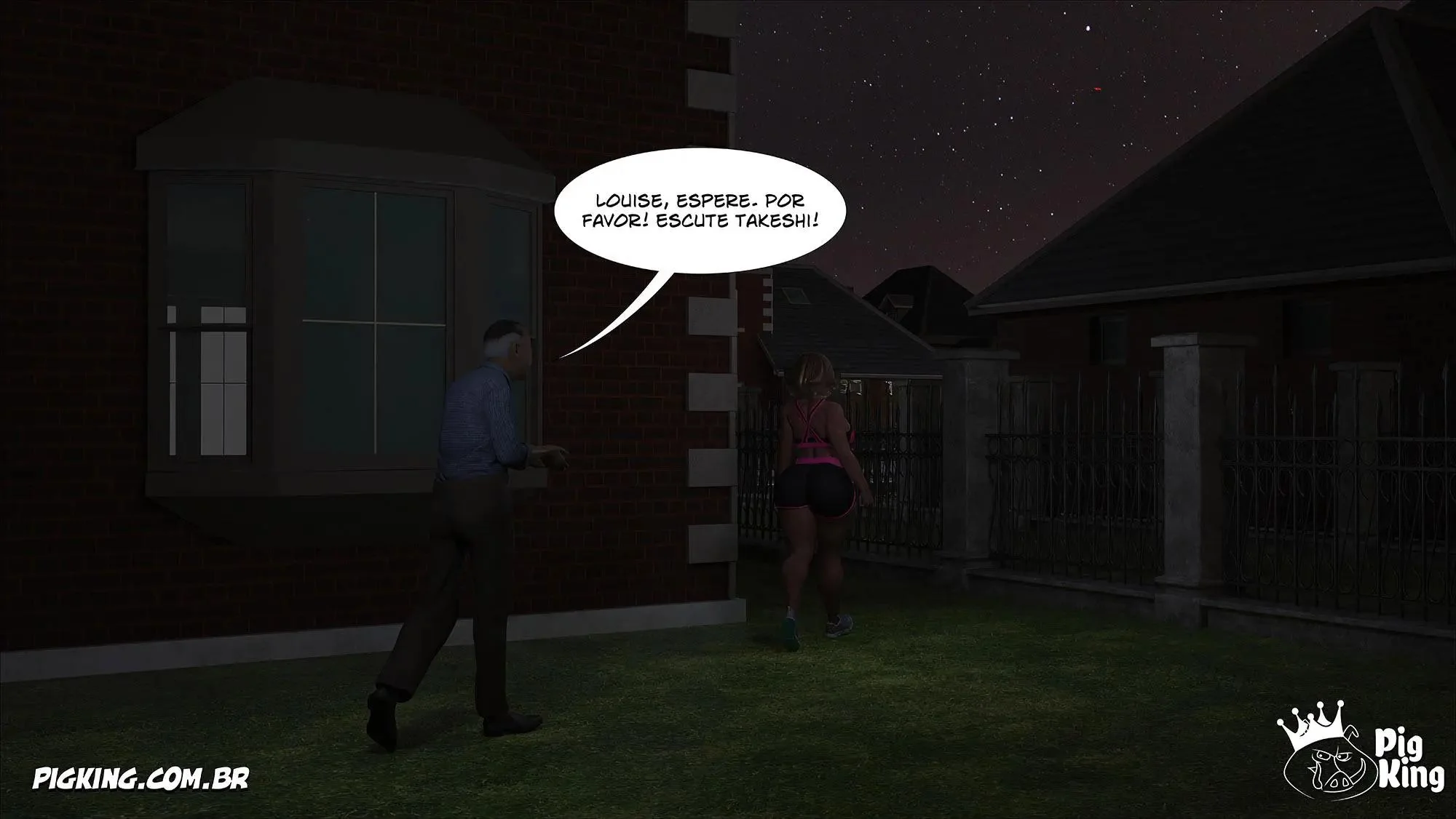 Vizinha Piranha Provoca o Velho e Descobre Fonte de Prazer em Hentai Incesto" em HQ Brasileiro