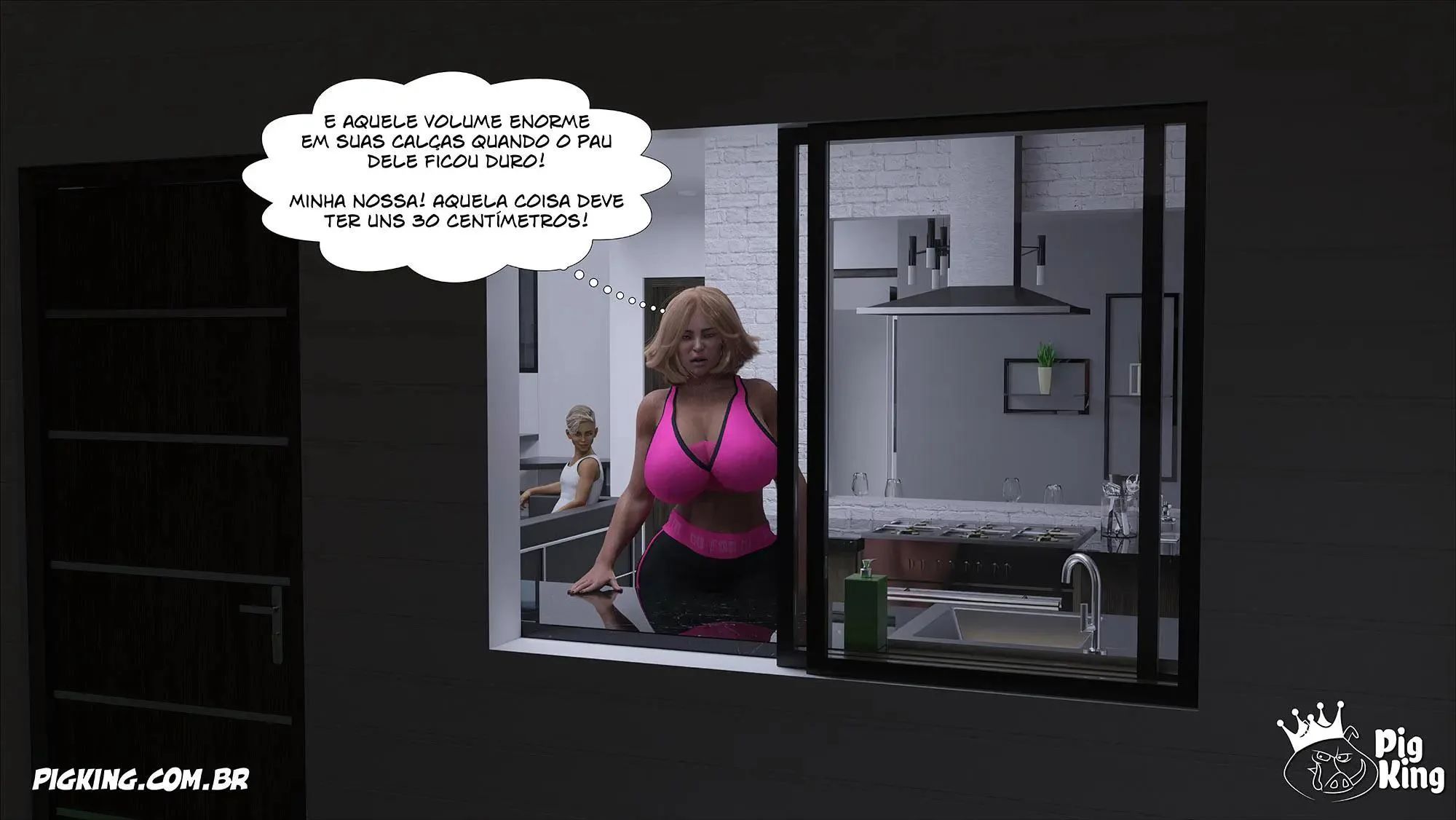 Vizinha Piranha Provoca o Velho e Descobre Fonte de Prazer em Hentai Incesto" em HQ Brasileiro