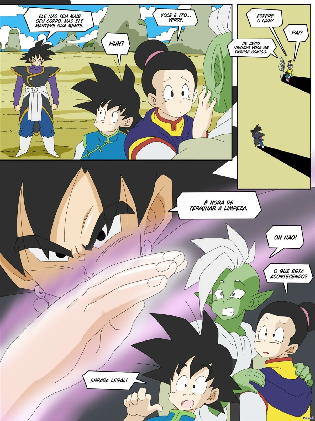 Zamasu e a Pica de Goku na Buceta da Chichi – Dragon Ball Super Hentai em HQ Brasileiro