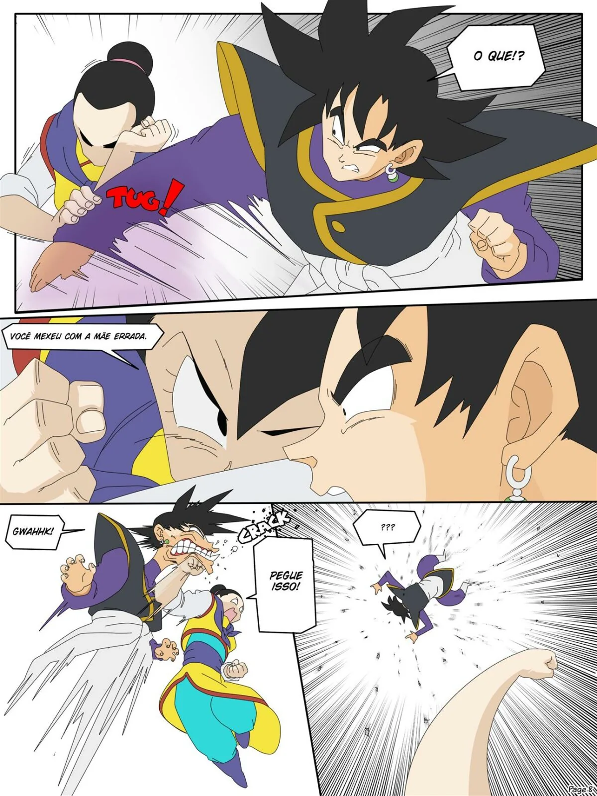 Zamasu e a Pica de Goku na Buceta da Chichi – Dragon Ball Super Hentai em HQ Brasileiro