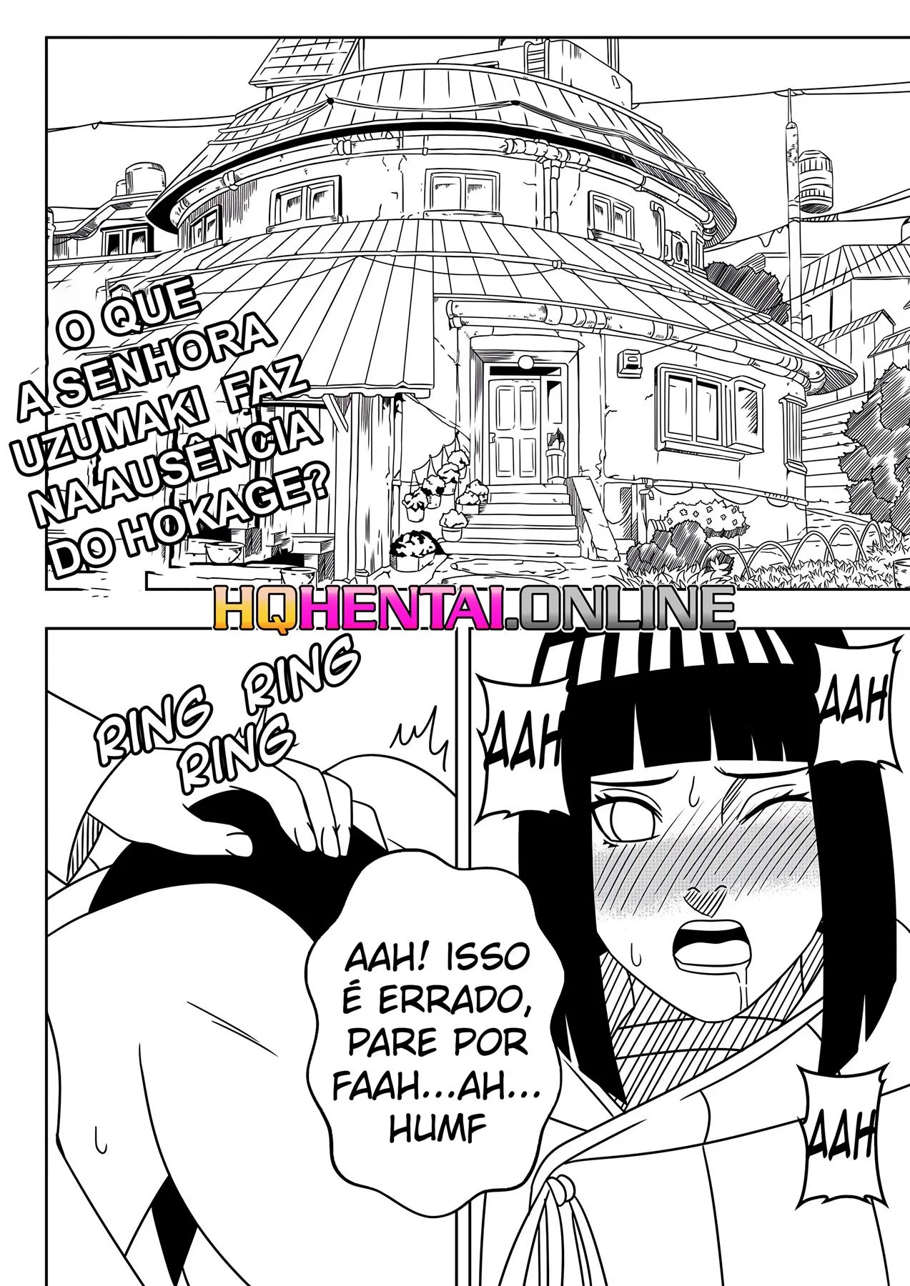 Zetsus Tarados Invadem a Vila Oculta da Folha para Foder as Ninjas em Hentai HQ Brasileiro