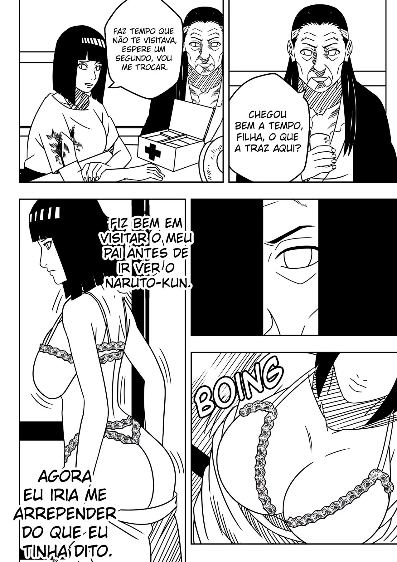 Zetsus Tarados Invadem a Vila Oculta da Folha para Foder as Ninjas em Hentai HQ Brasileiro