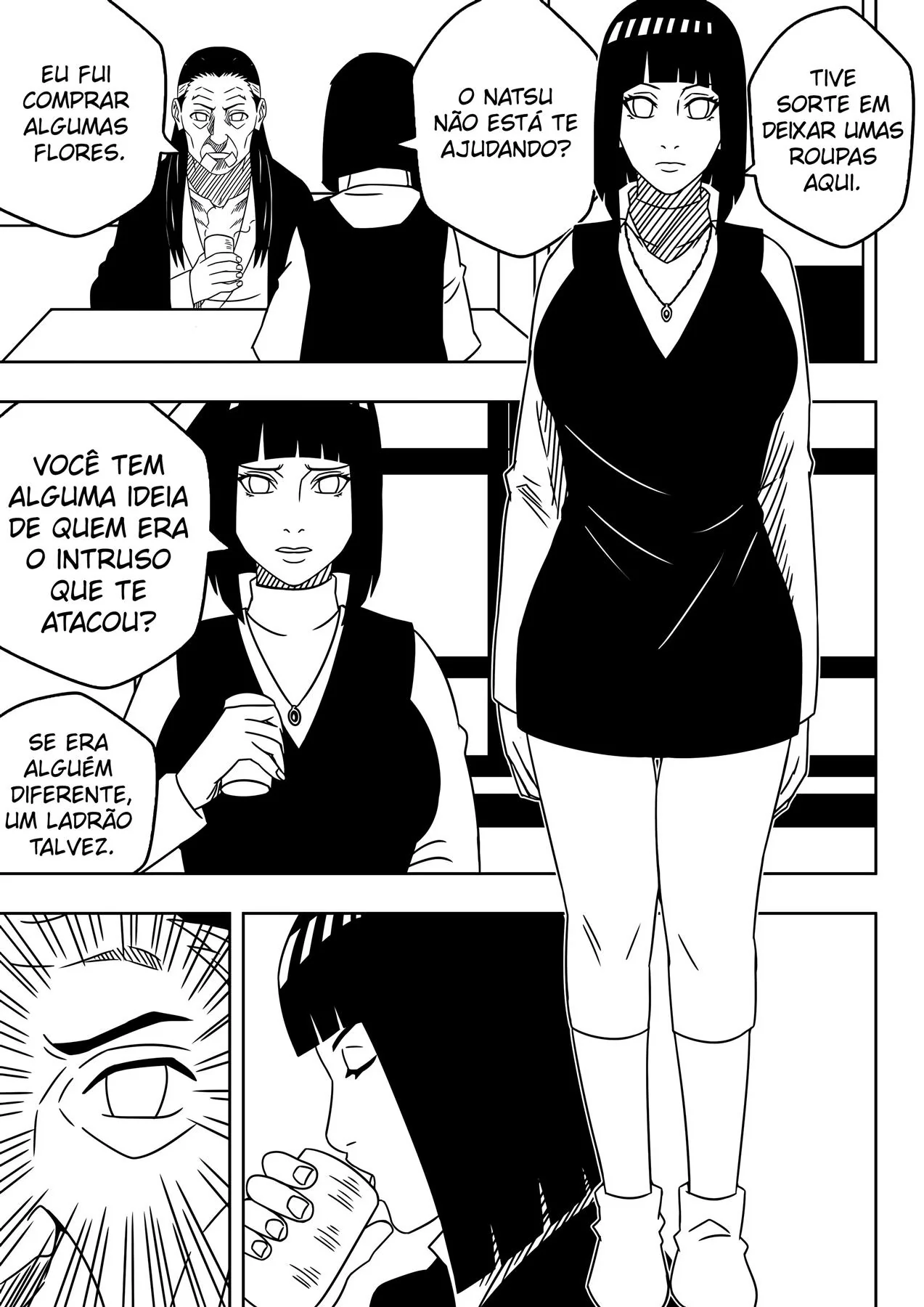 Zetsus Tarados Invadem a Vila Oculta da Folha para Foder as Ninjas em Hentai HQ Brasileiro